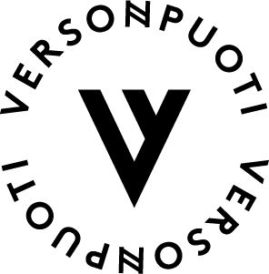 Black and white circular pattern of random letters arranged in a spiral design creates an abstract typographic composition.