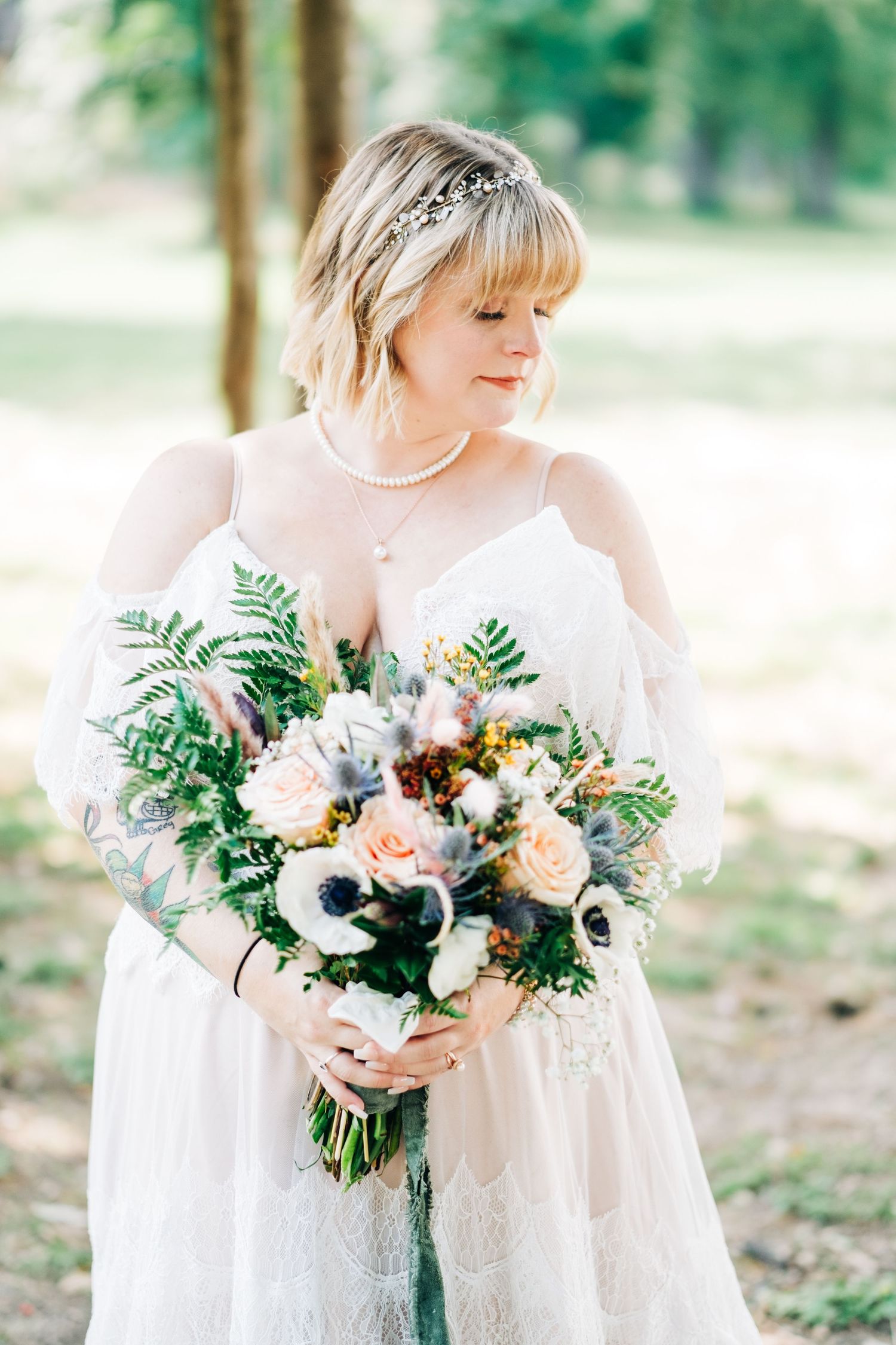 Emotional wedding moment captured during ceremony