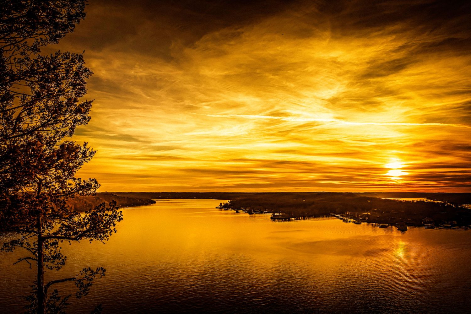 Lake of the ozarks light at golden hour — request a custom commission, Ozarks