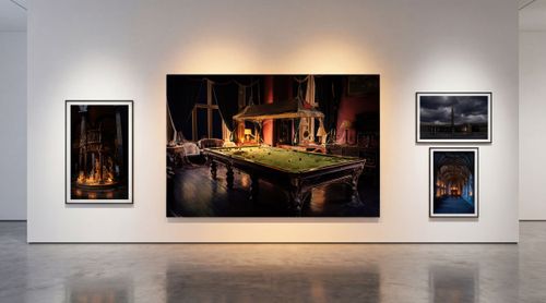 Fine art photograph presented as a framed gallery mockup.