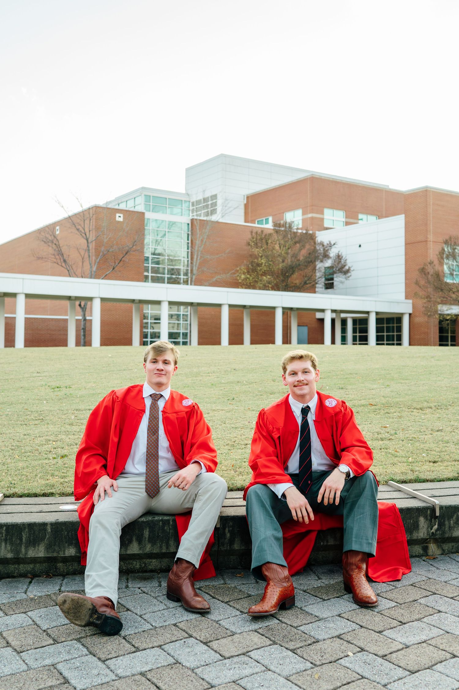 Senior graduation photos in downtown Raleigh NC