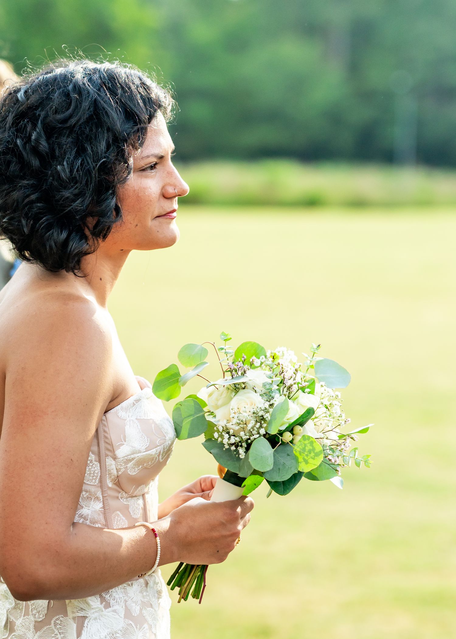 Wedding ceremony photographed in Raleigh North Carolina