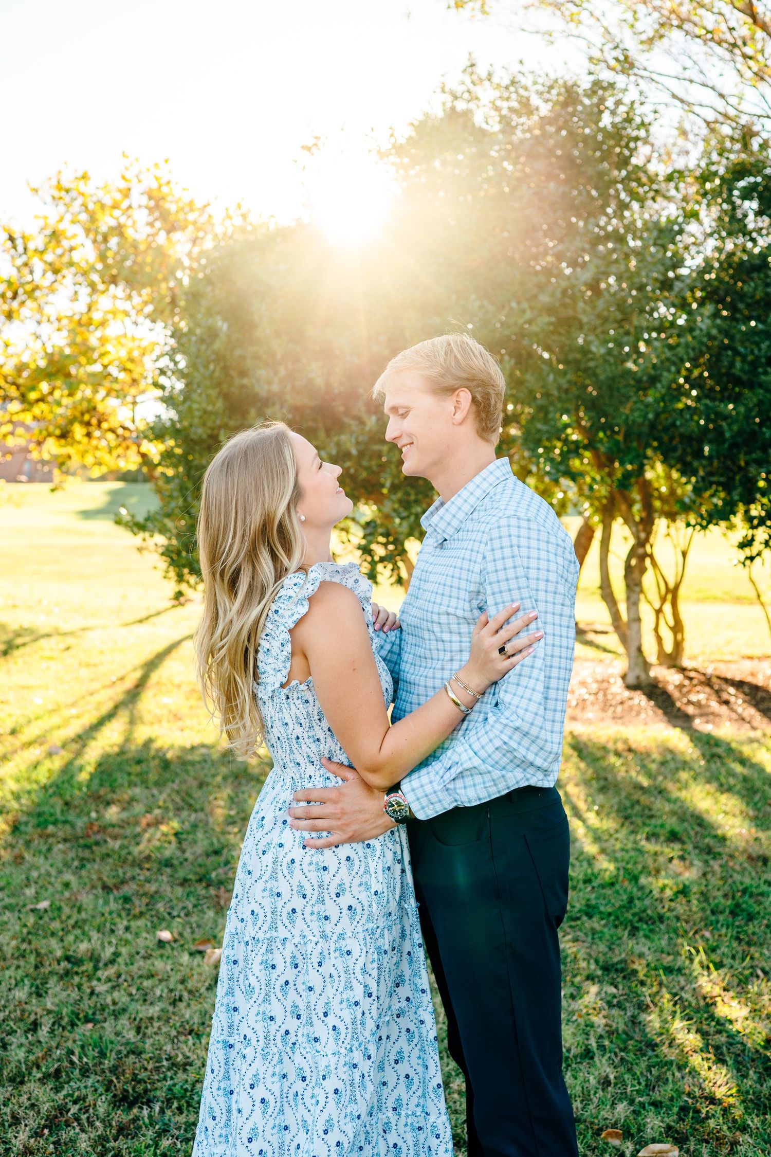 Sunset couples photography in North Carolina