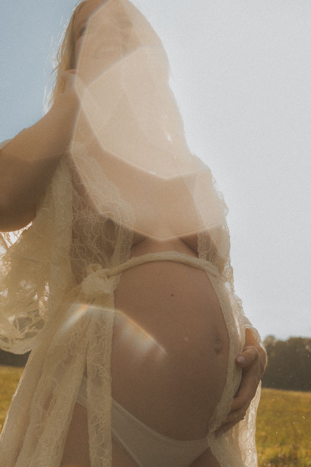 dreamy, maternity, sunset