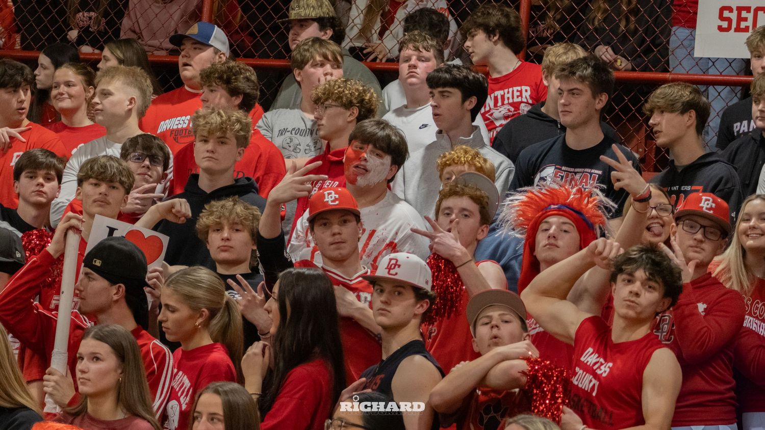 Student section at DCHS.