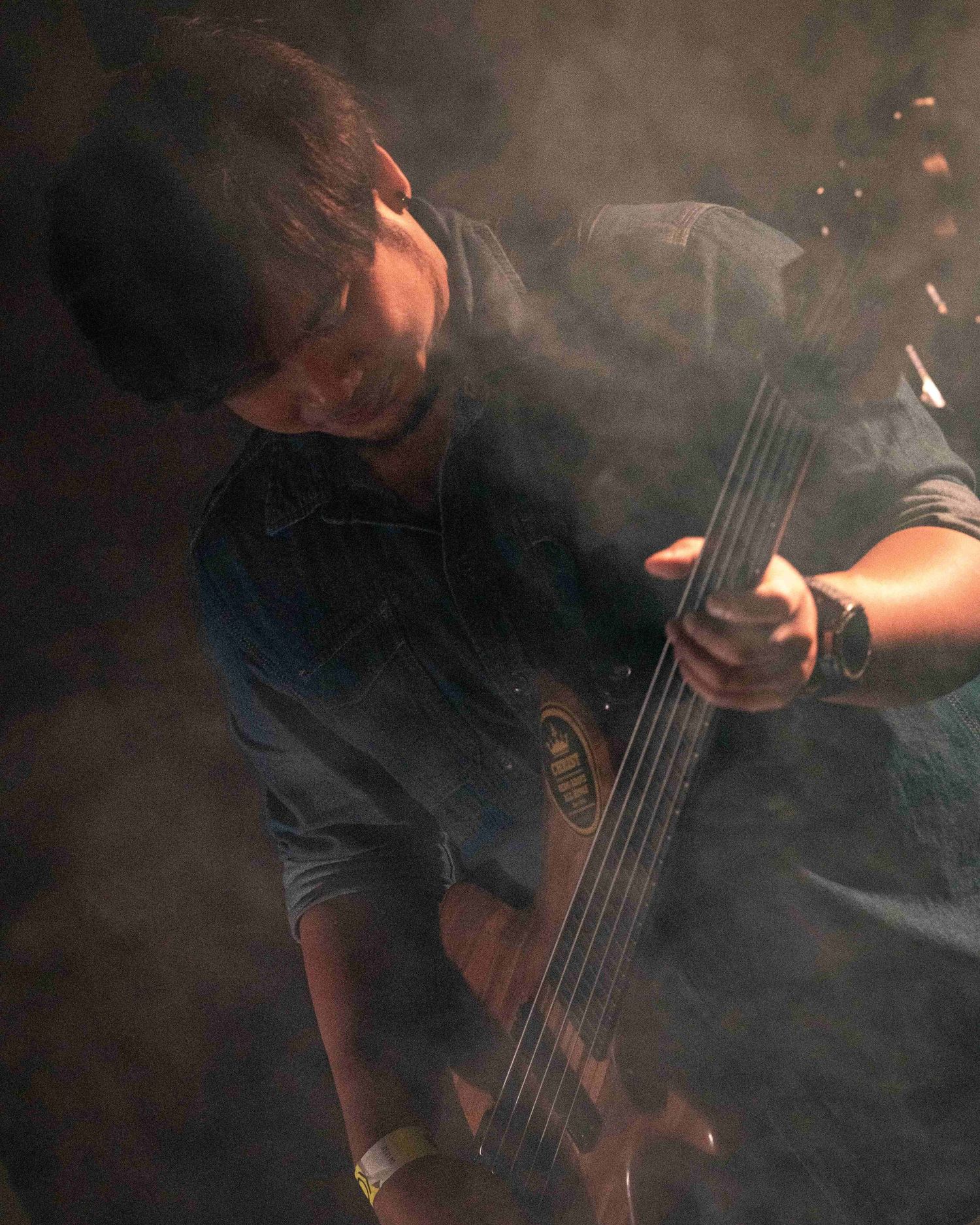 Aliens On Earth, a local Bangkok three piece fusion rock band performing at Speakerbox.