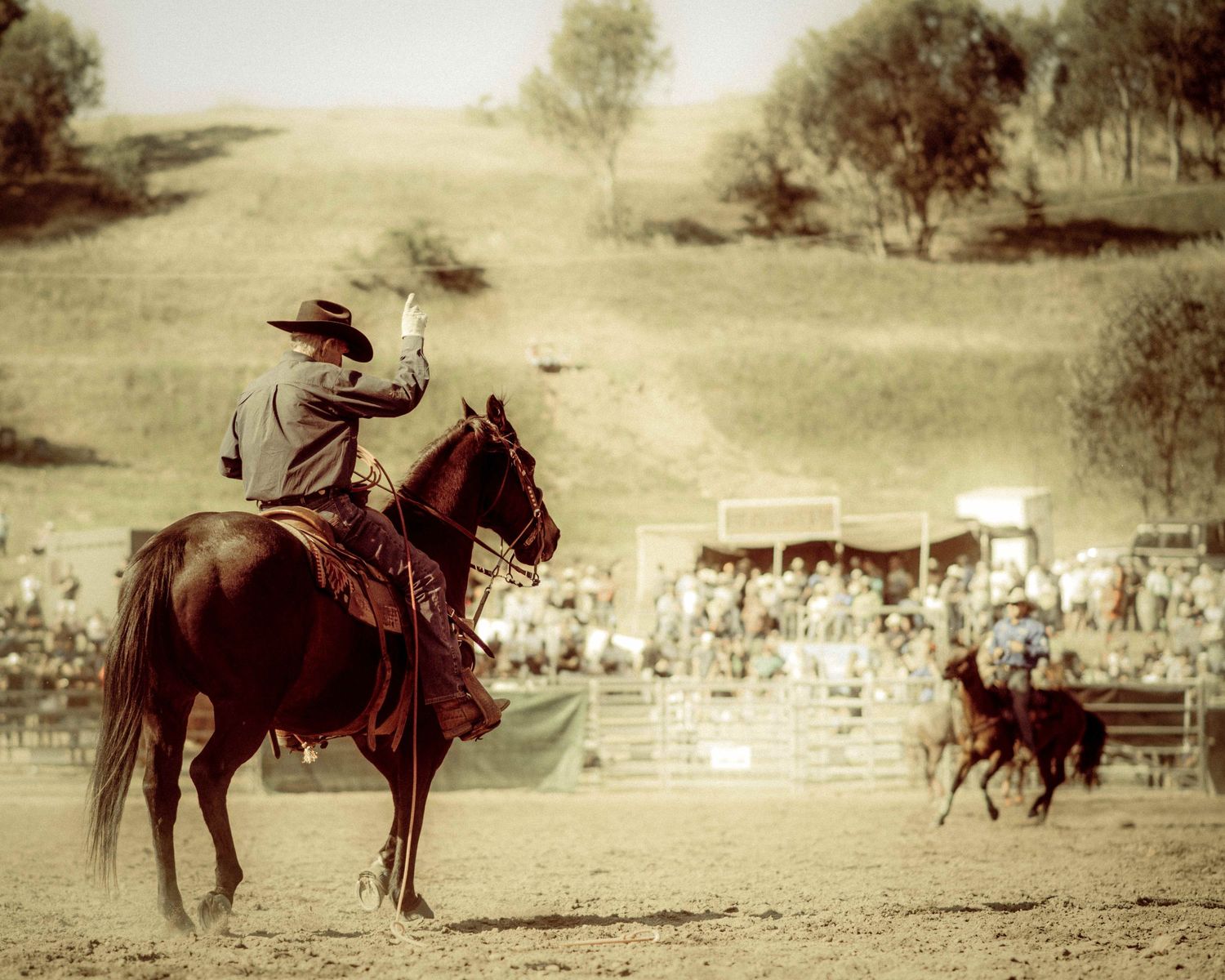 Bob Holder, The Oldest Cowboy In The World. The Bob Holder Arena, Cootamundra Rodeo Grounds.