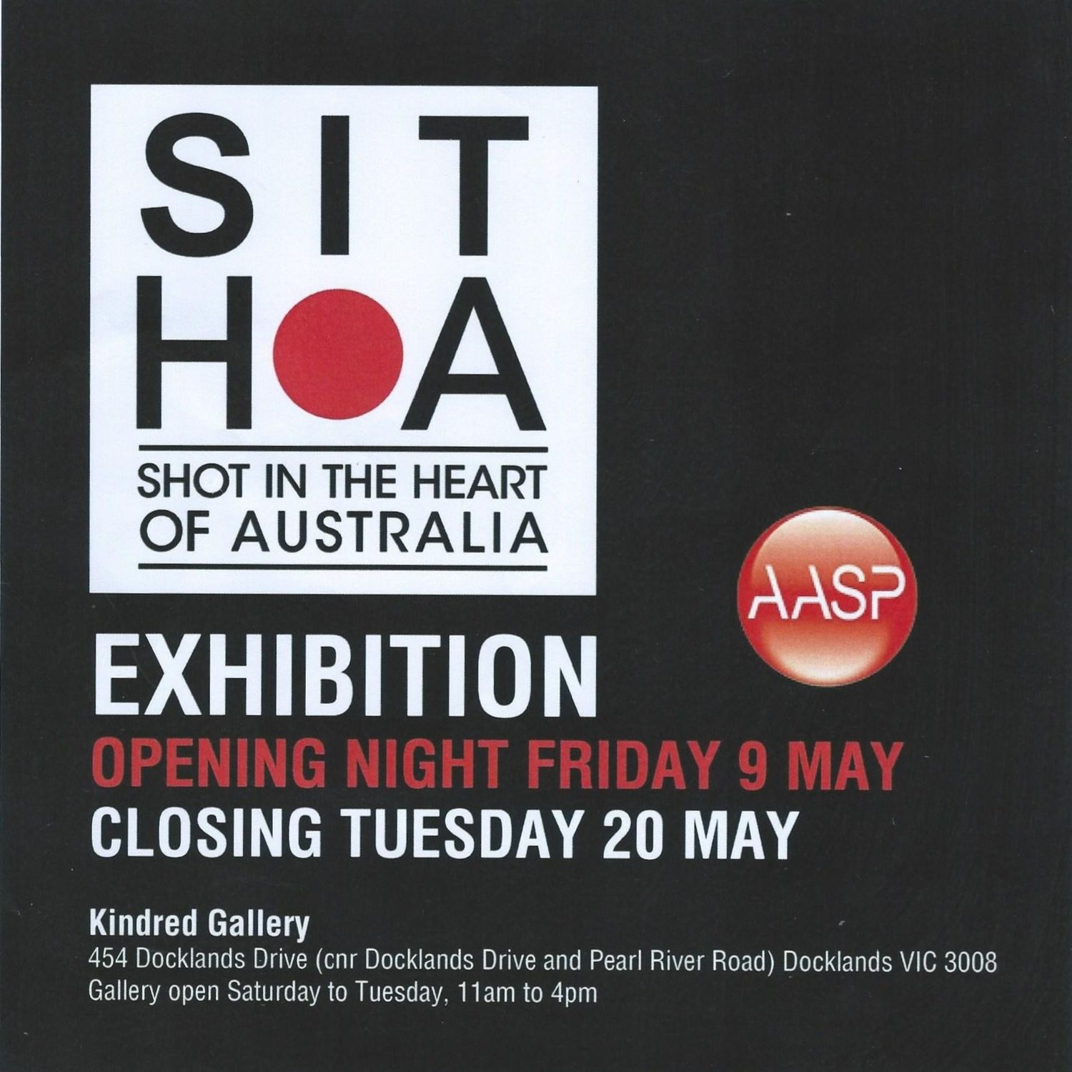 SHOT IN THE HEART OF AUSTRALIA banner for 2025 Australian Association of Street Photographers.