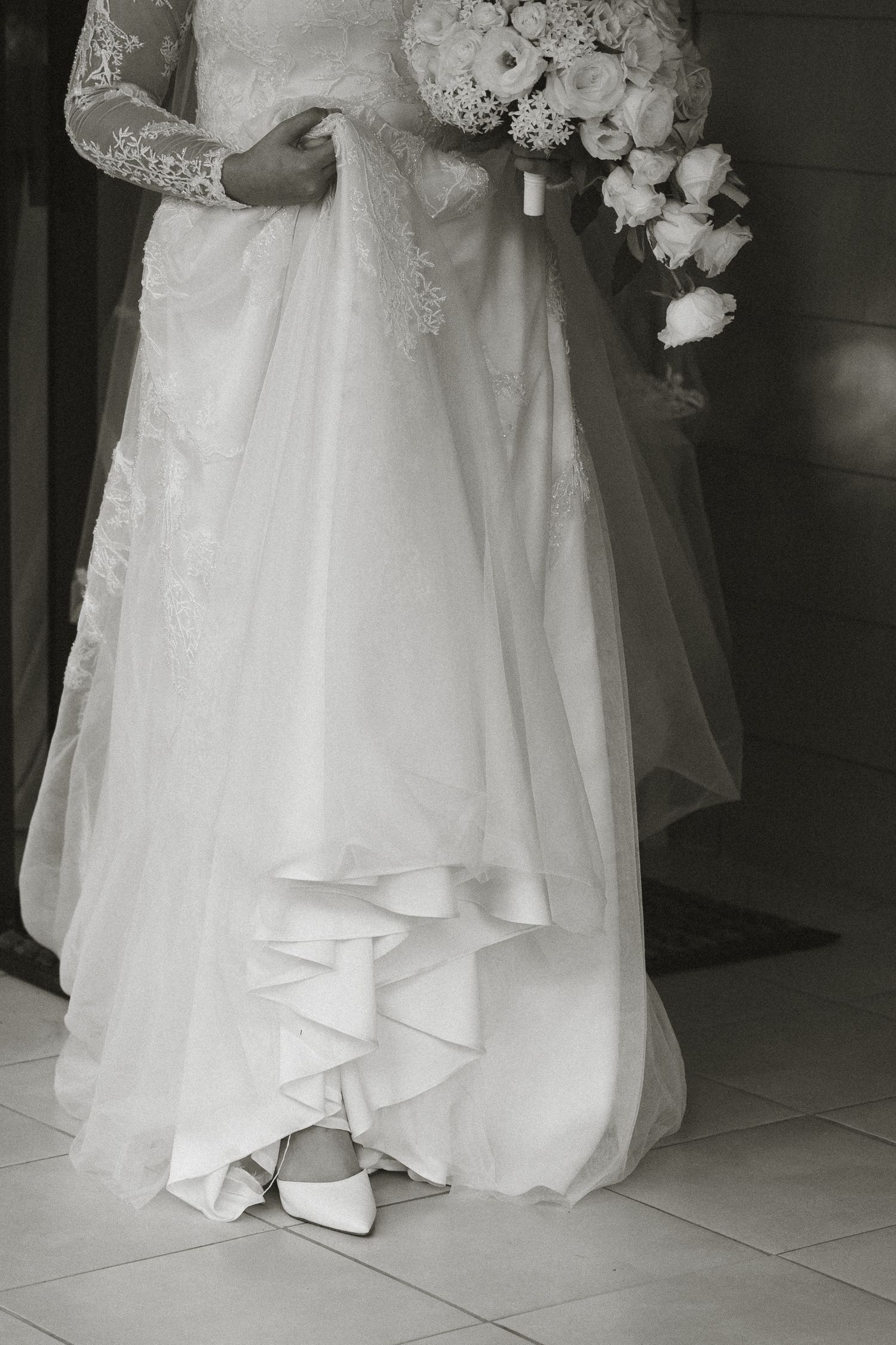 A bride on her wedding day, photo taken by Jordie Captures
