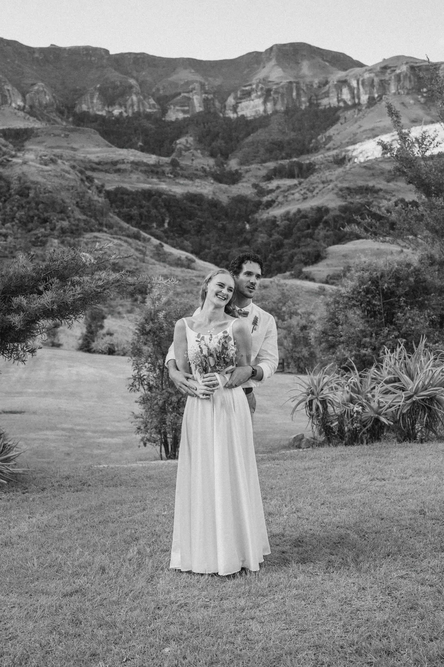 A couple on their wedding day, photo taken by Jordie Captures