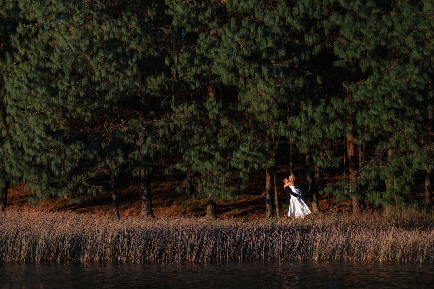 A couple on their wedding day, photo taken by Jordie Captures