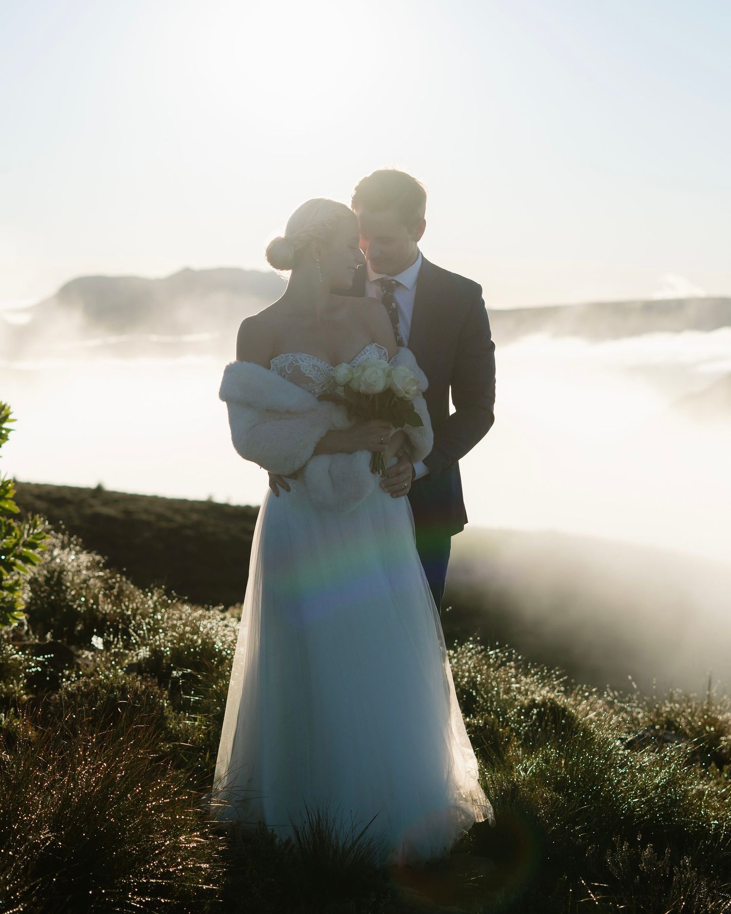 A couple on their wedding day, photo taken by Jordie Captures