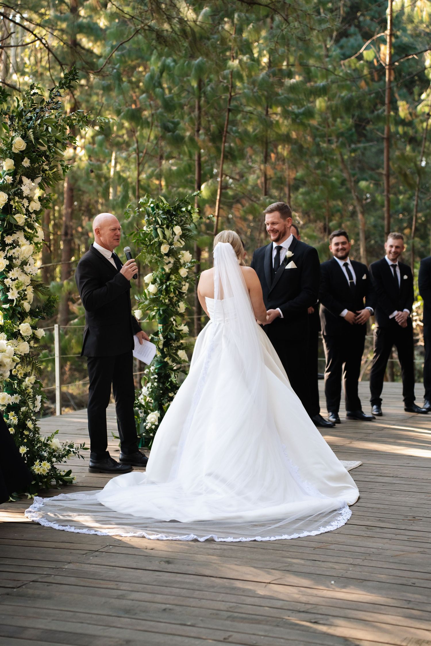 A couple on their wedding day, photo taken by Jordie Captures