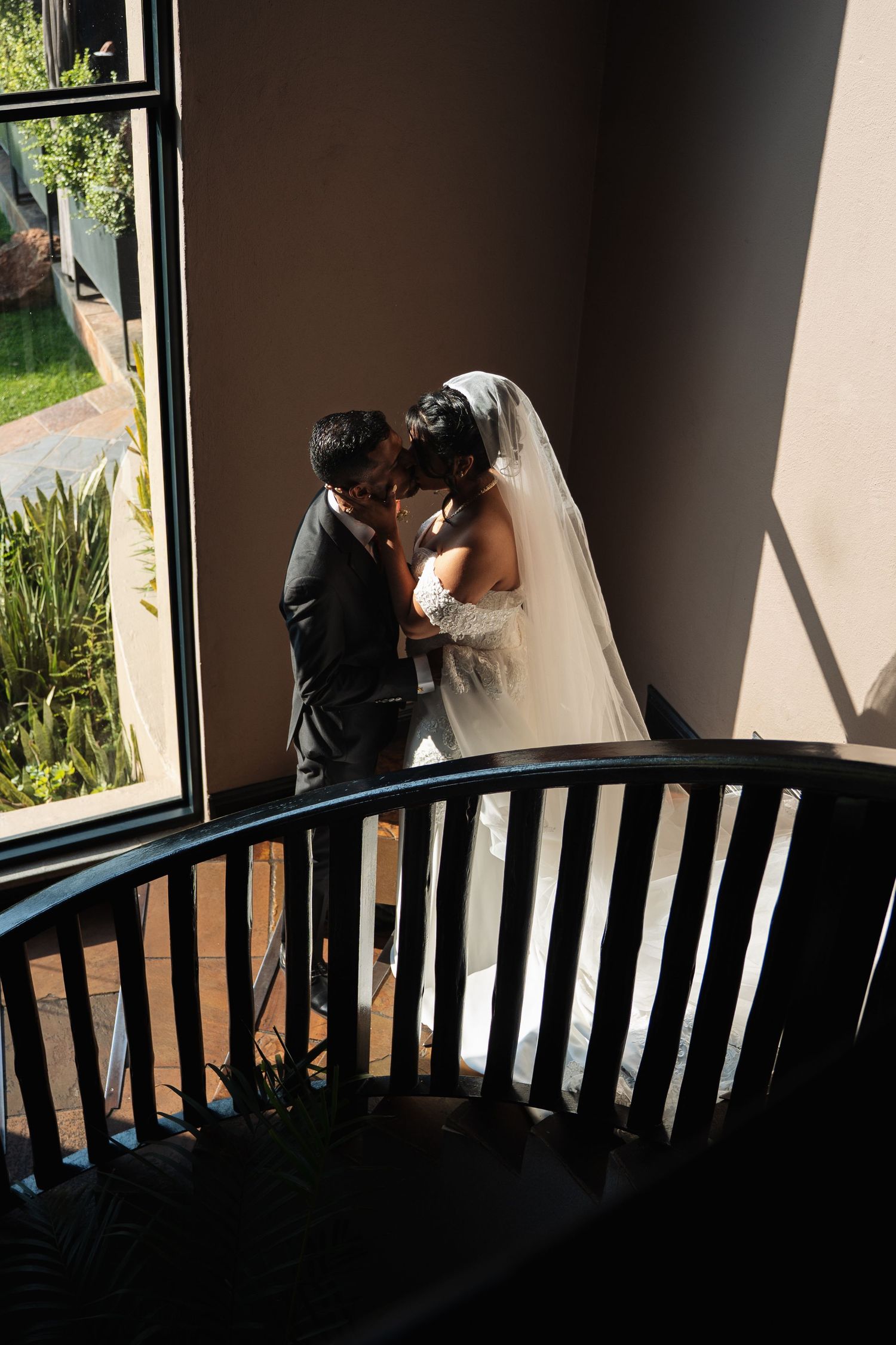 A couple on their wedding day, photo taken by Jordie Captures