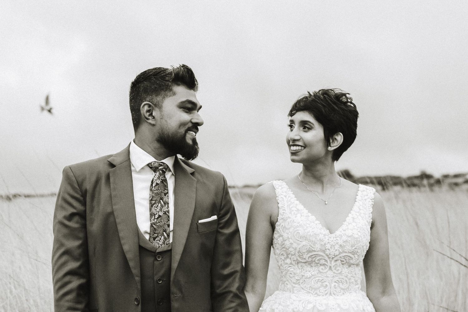 A couple on their wedding day, photo taken by Jordie Captures