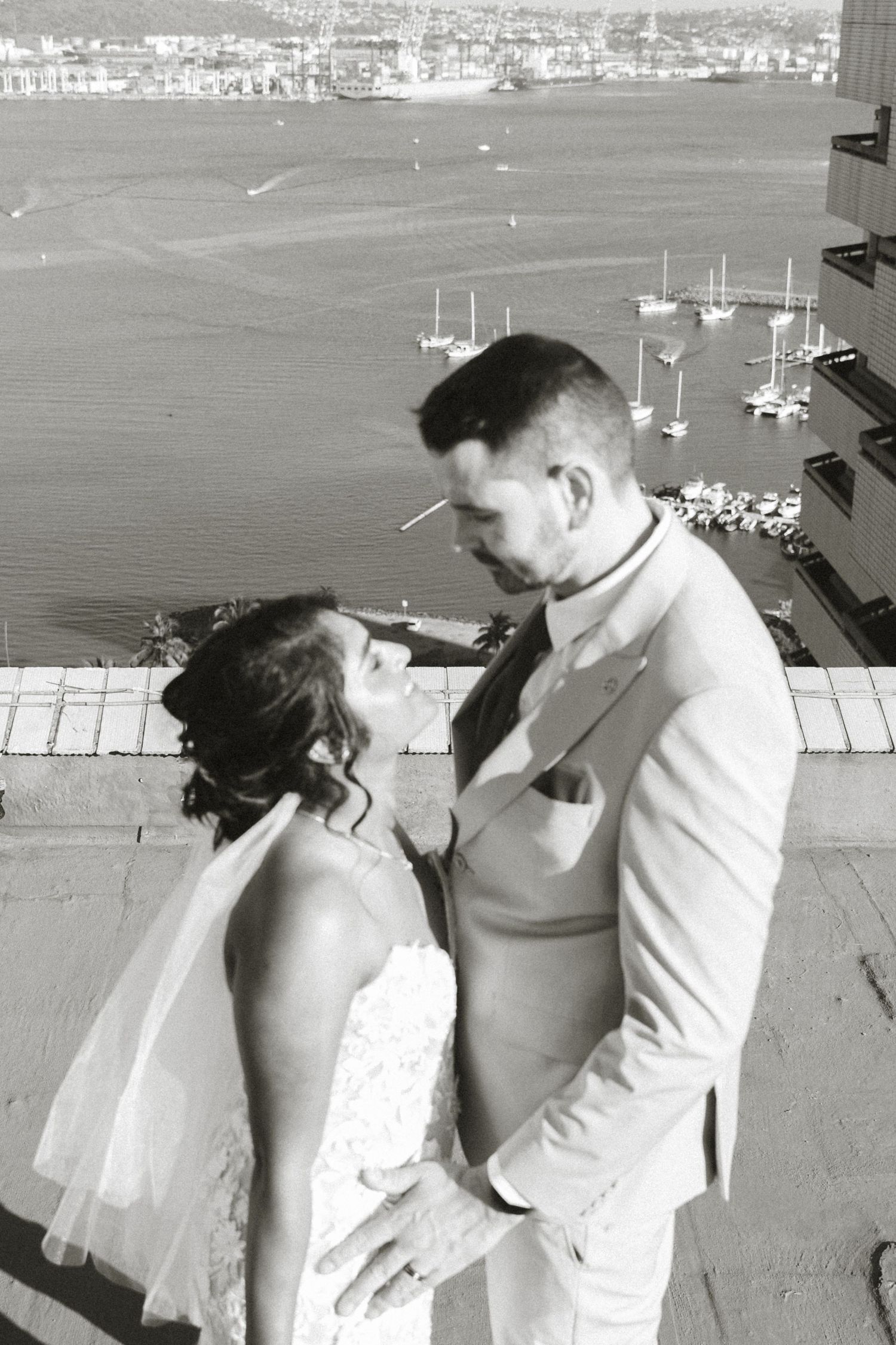 A couple on their wedding day, photo taken by Jordie Captures