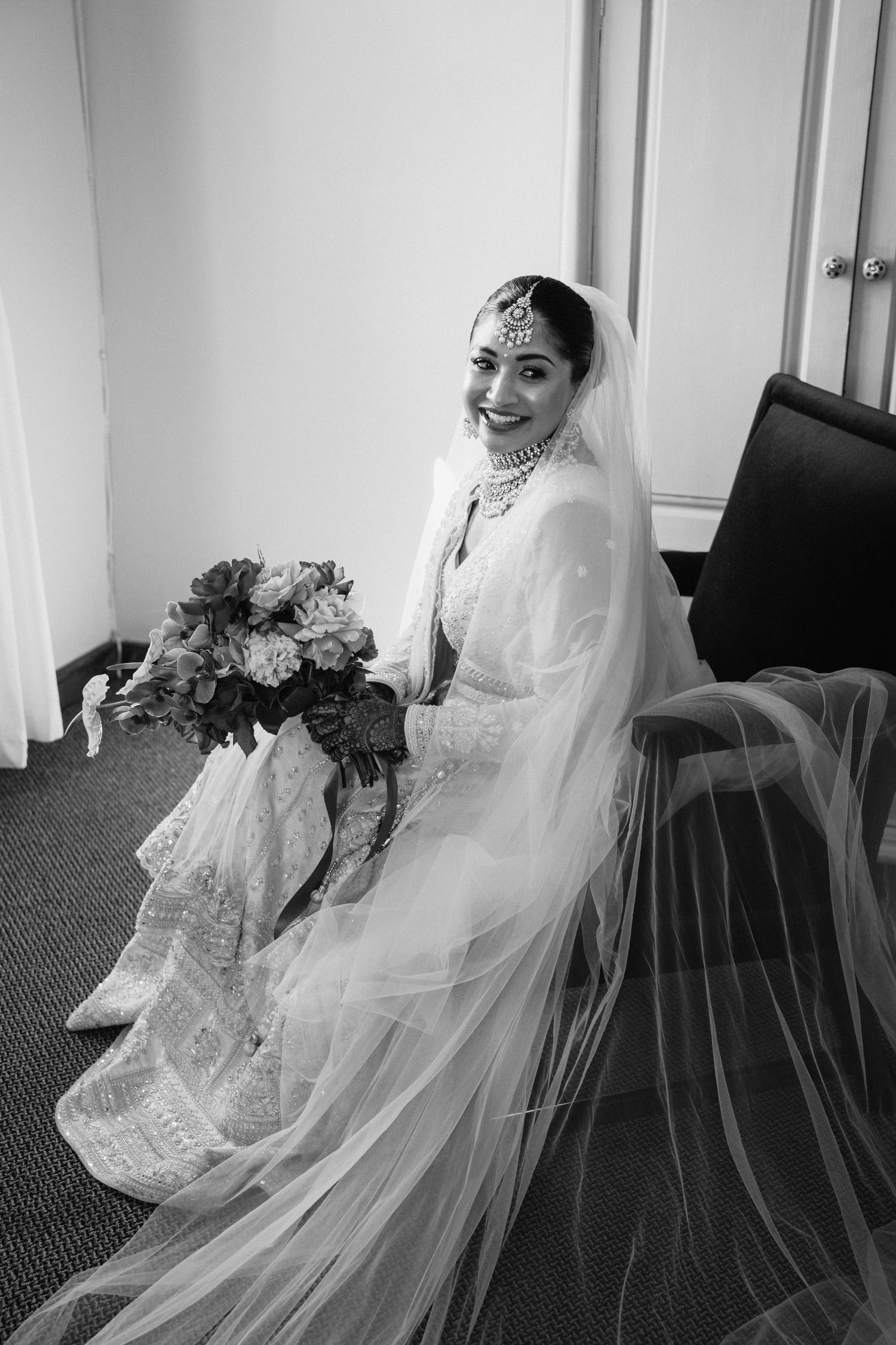 A bride on her wedding day, photo taken by Jordie Captures