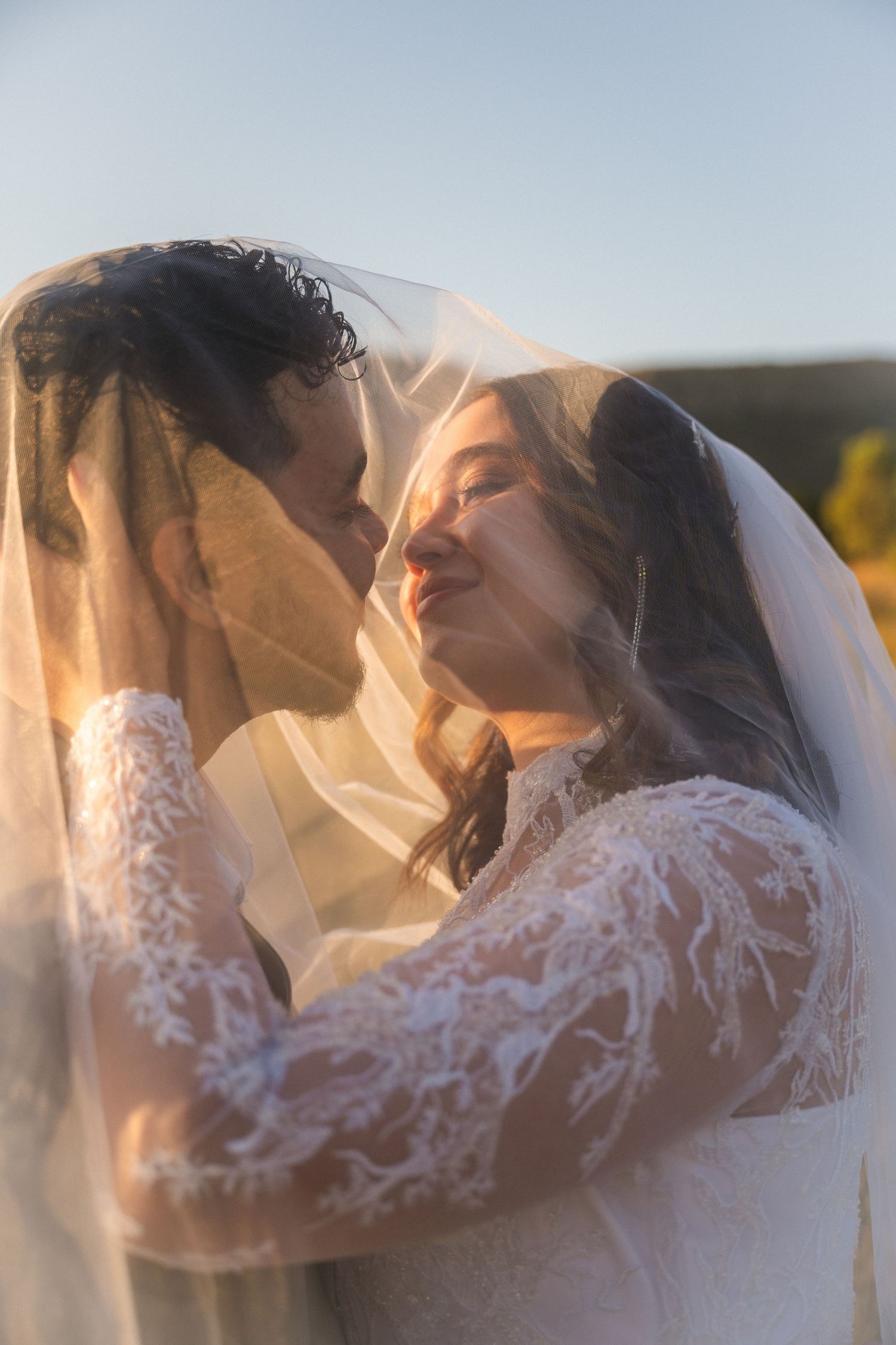 A couple on their wedding day, photo taken by Jordie Captures