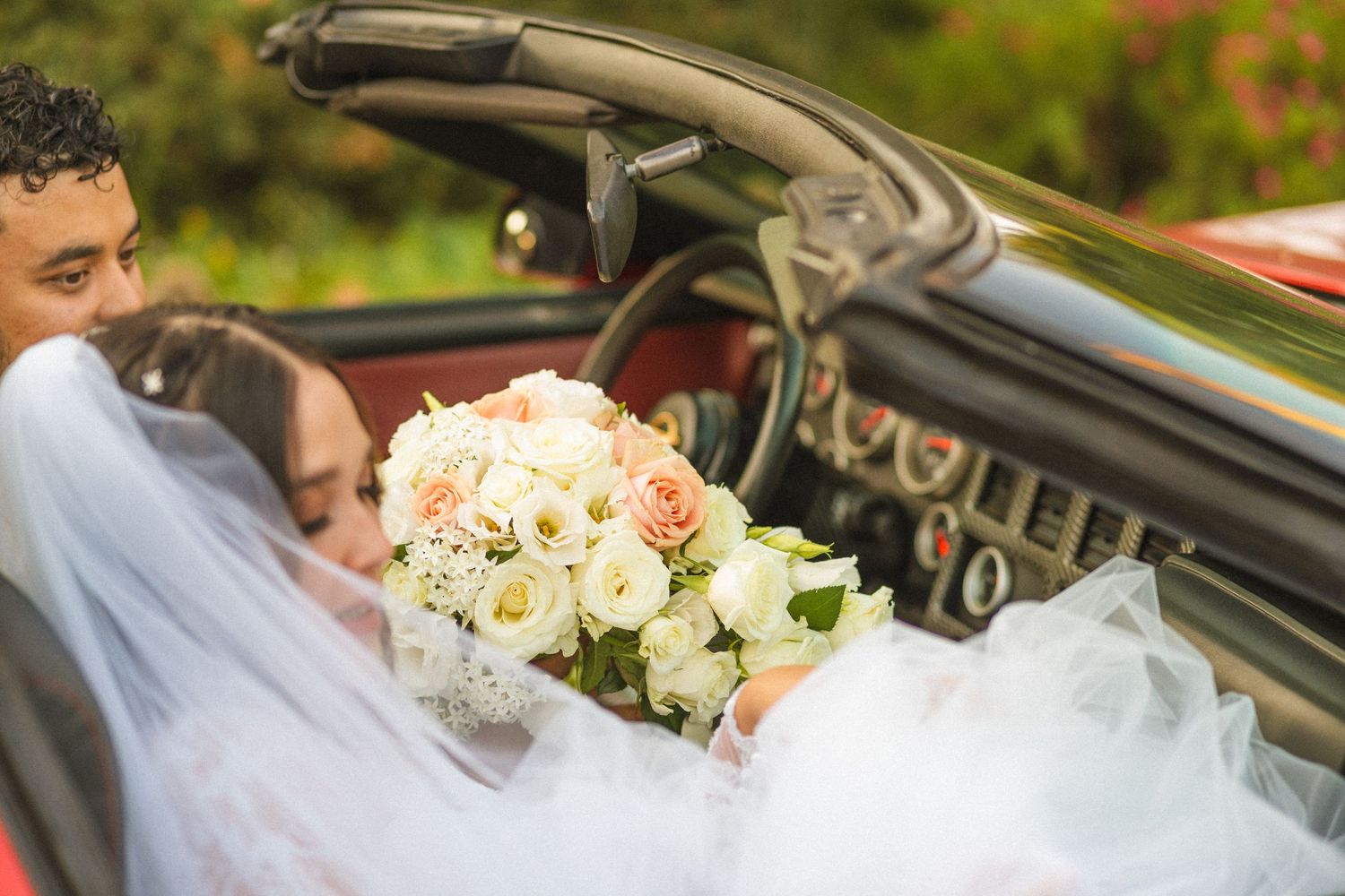 A couple on their wedding day, photo taken by Jordie Captures