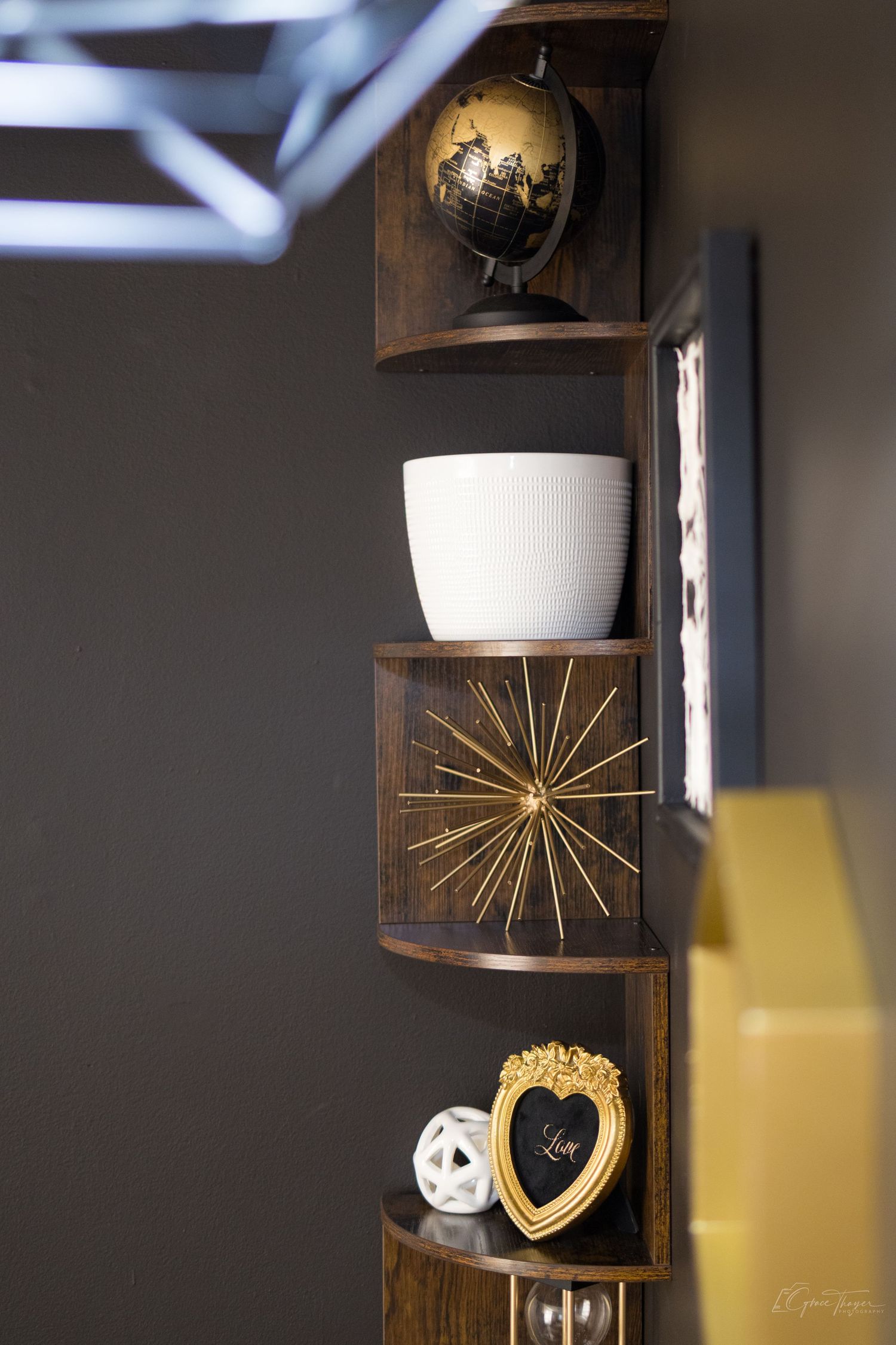 moody modern home photography studio