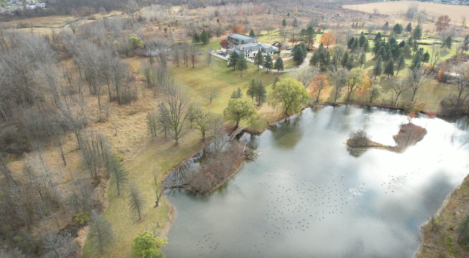 Far North Overhead Drone Shot