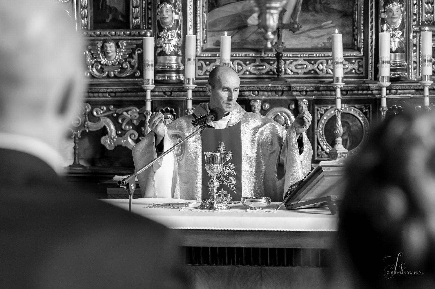 Emocje w czasie ceremonii ślubnej, fotograf ślubny Łańcut