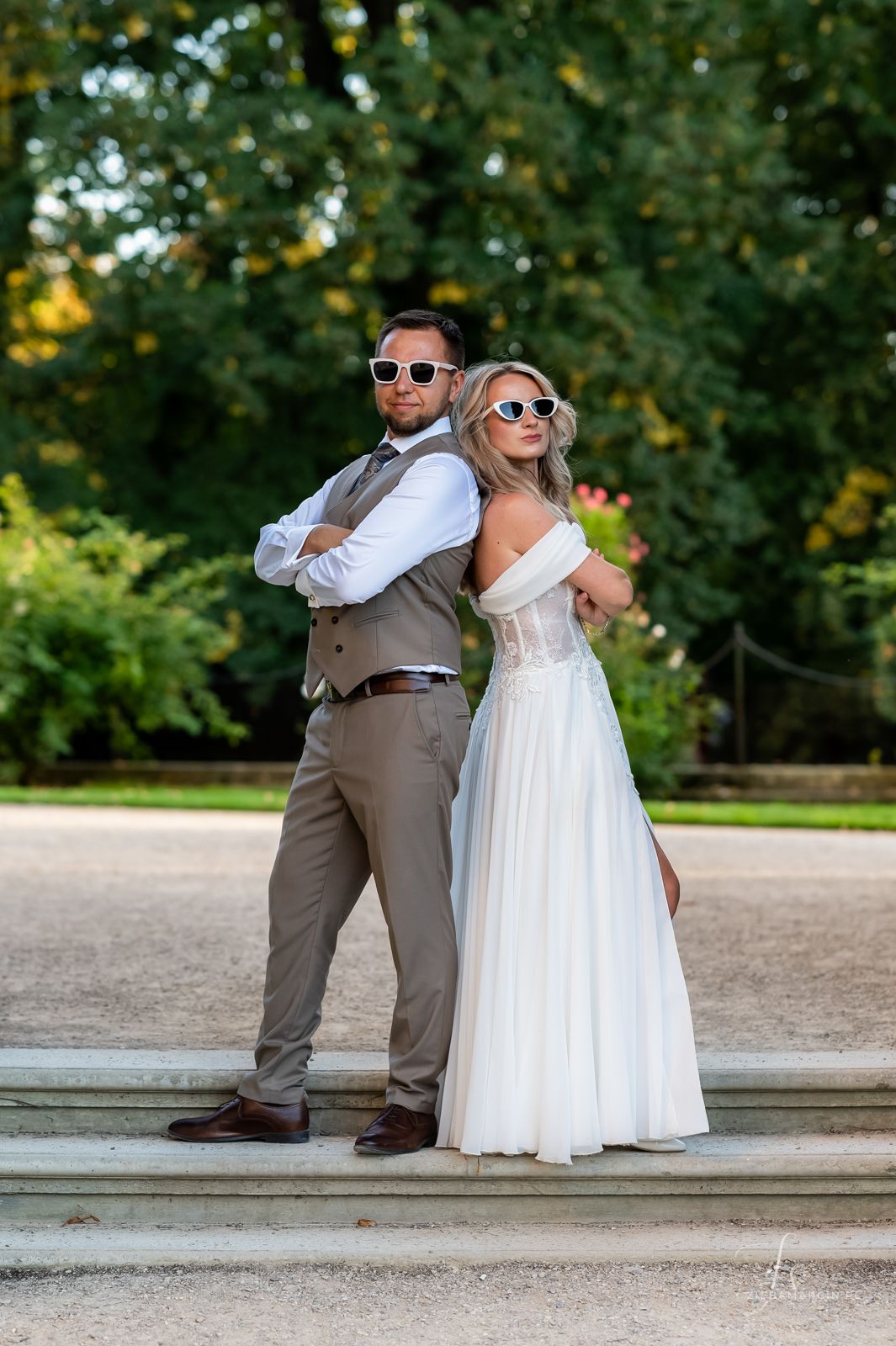 Naturalna sesja ślubna na luzie, fotograf ślubny Łańcut