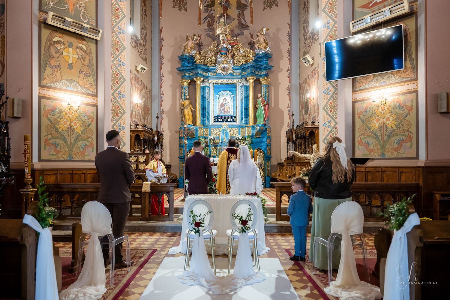 Ceremonia ślubna, reportaż ślubny Izdebki, fotograf ślubny Nozdrzec