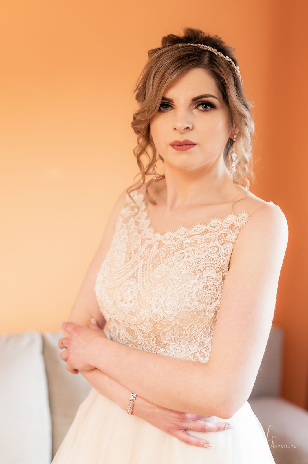 Przygotowania ślubne panny młodej, fotografia ślubna Kołaczyce