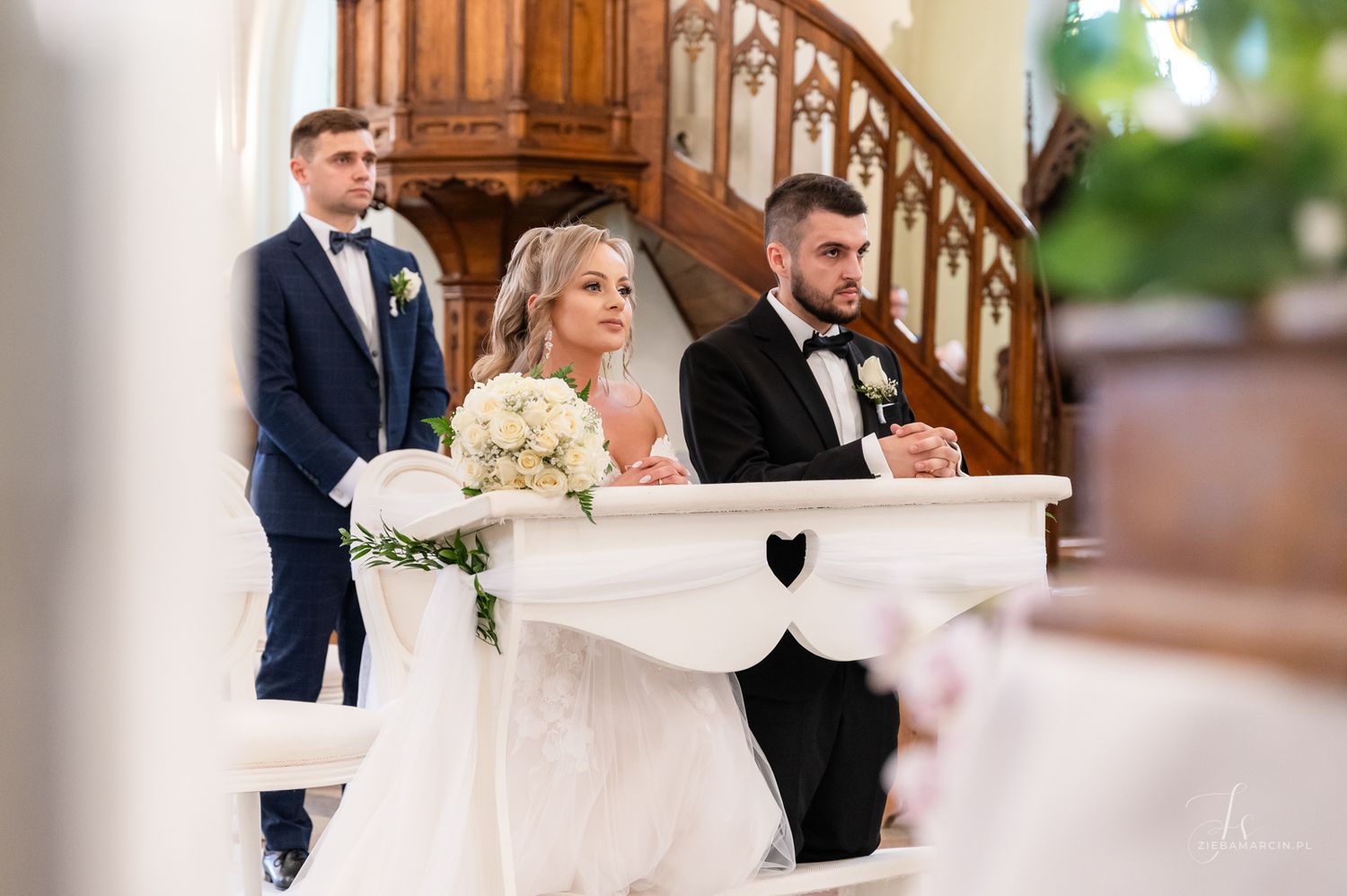 Ceremonia i przysięga ślubna, fotograf ślubny Biecz