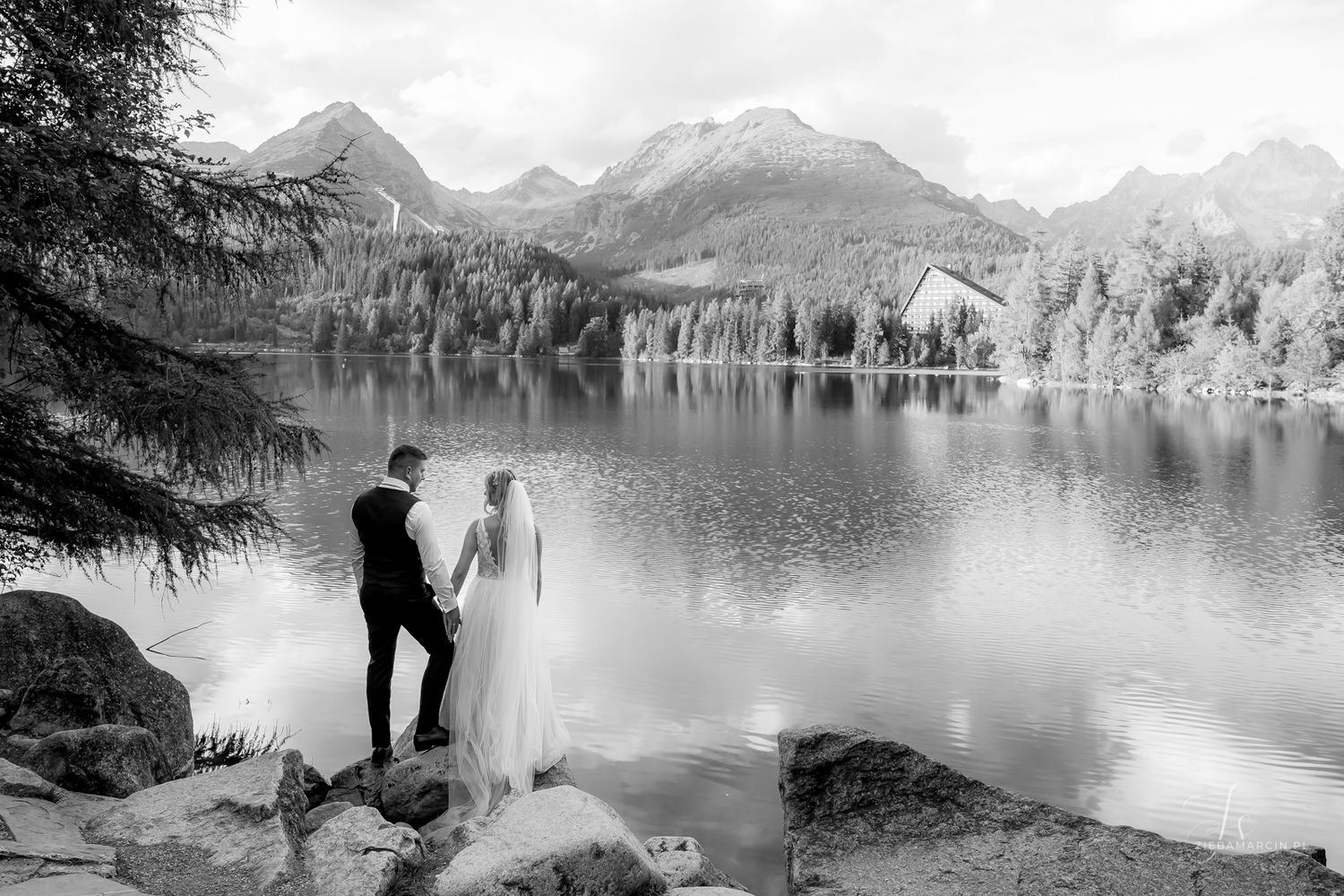 Zjawiskowa sesja ślubna na Słowacji, fotograf ślubny Zakopane