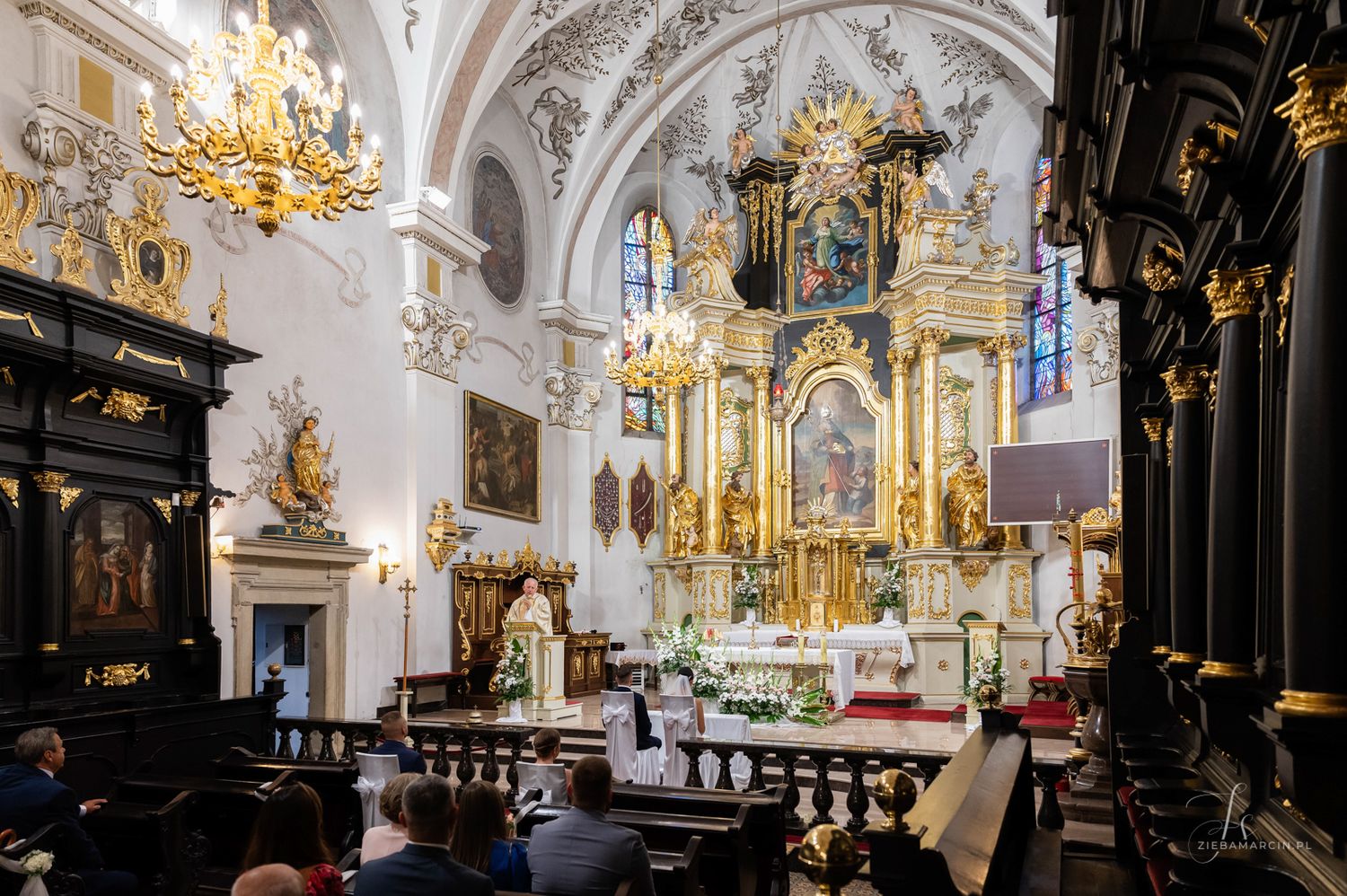 Wzruszająca ceremonia ślubna, fotograf ślubny Bochnia