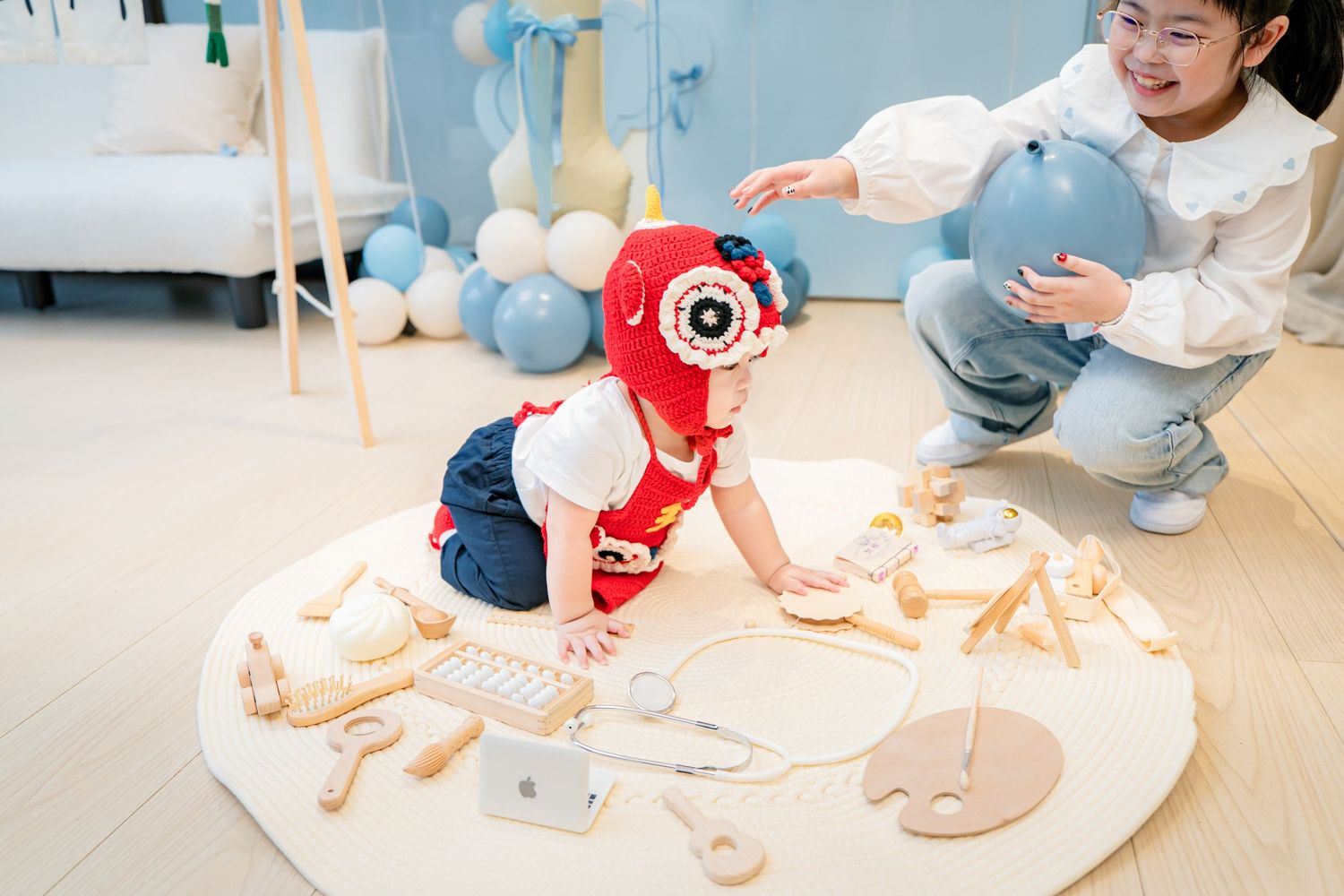 Medical students practice CPR and emergency response techniques on training mannequins in a healthcare simulation lab.