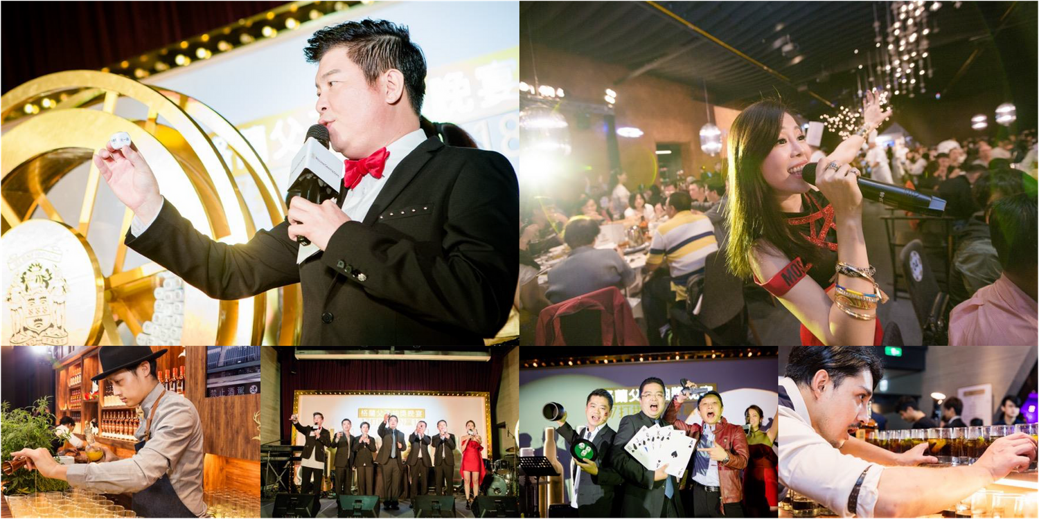 Collage of energetic performance photos showing concert crowd interactions and stage moments.