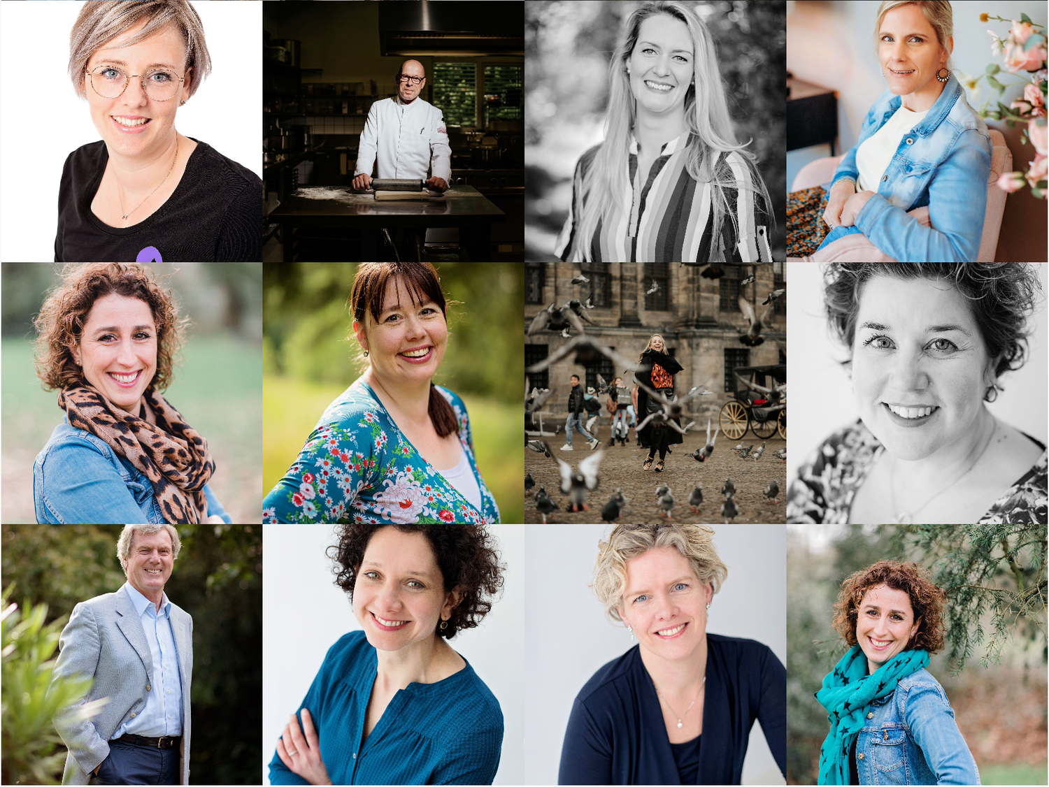Collectie buiten- en studioportraits van casual en professionele stijlen, portretfotografie Brabant