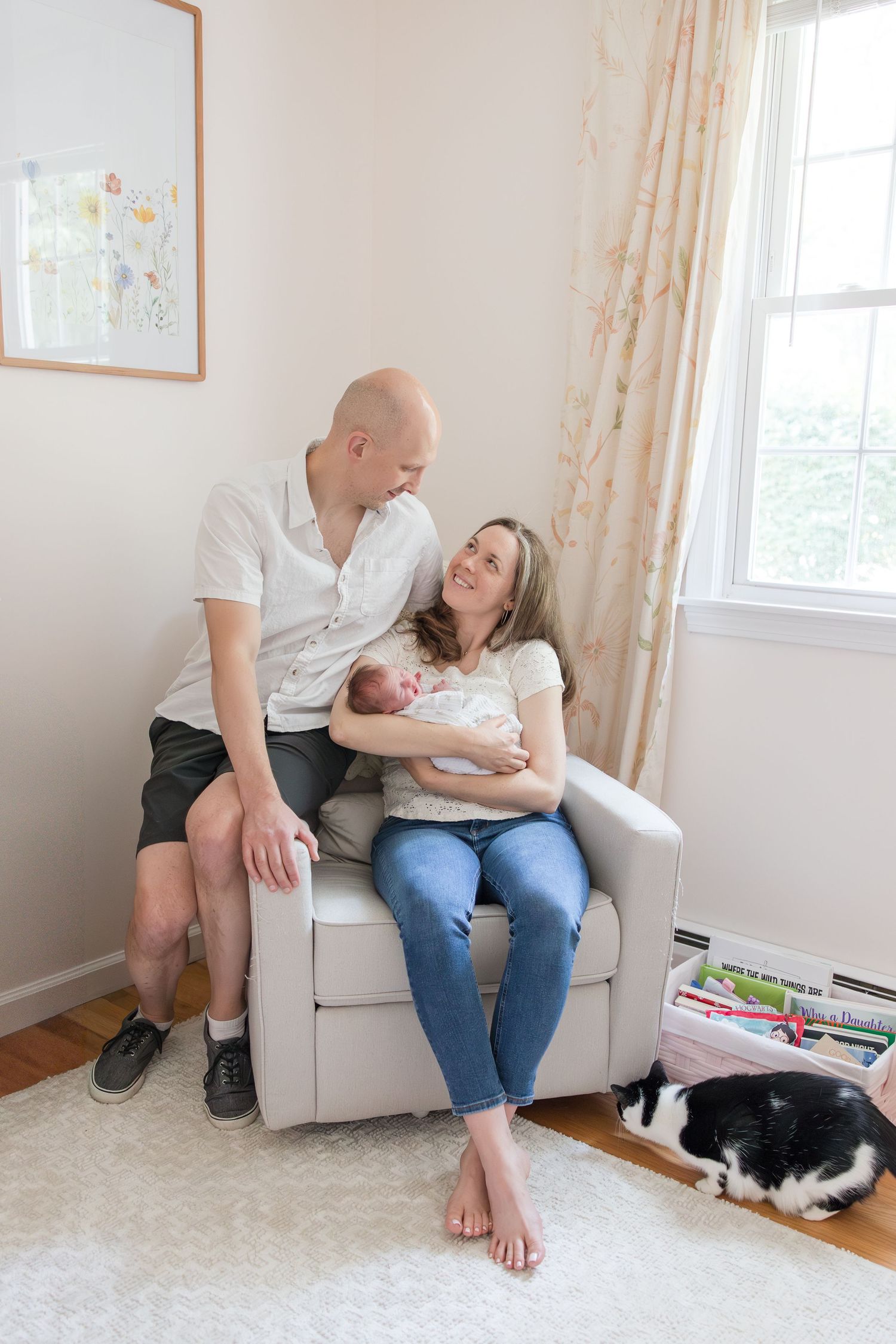 Newborn photography session in Ridgefield, CT