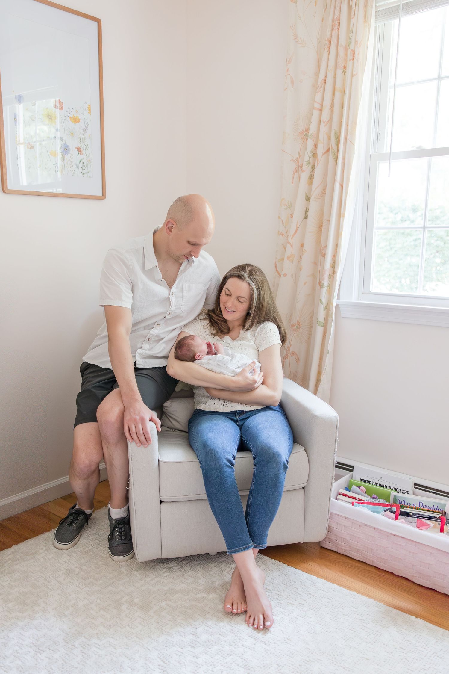 Newborn photography session in Ridgefield, CT