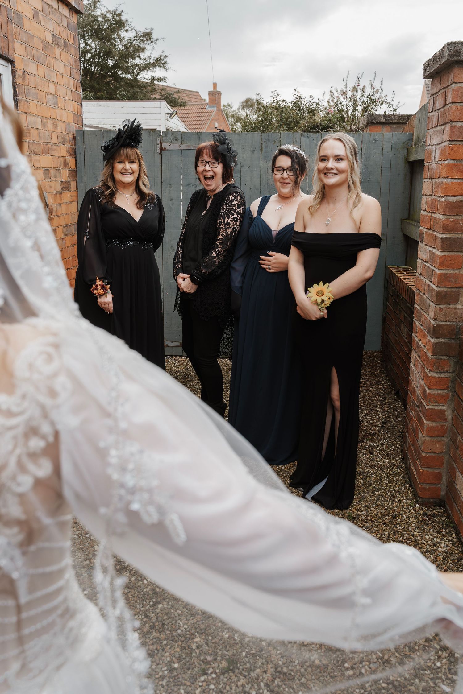 Bride on the morning of her wedding in hornsea, taken by A wedding photographer in East Yorkshire