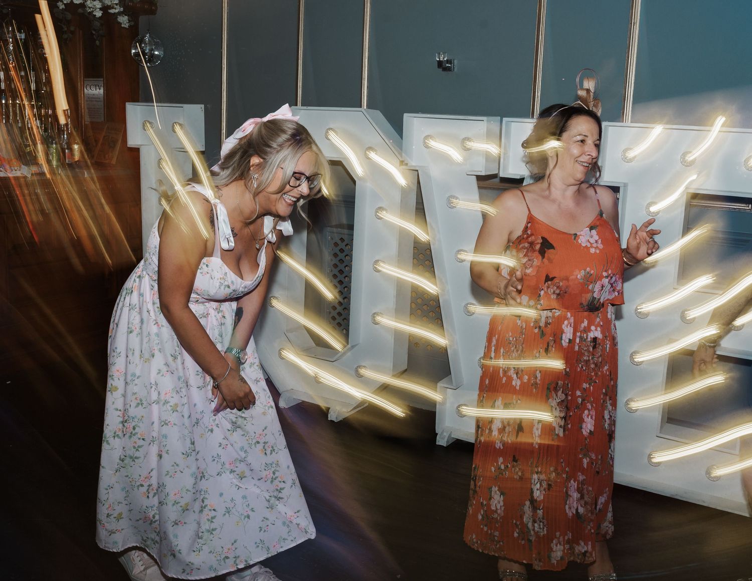 Guest dancing at the Gardeners country inn, captured by a candid East Yorkshire wedding Photographer