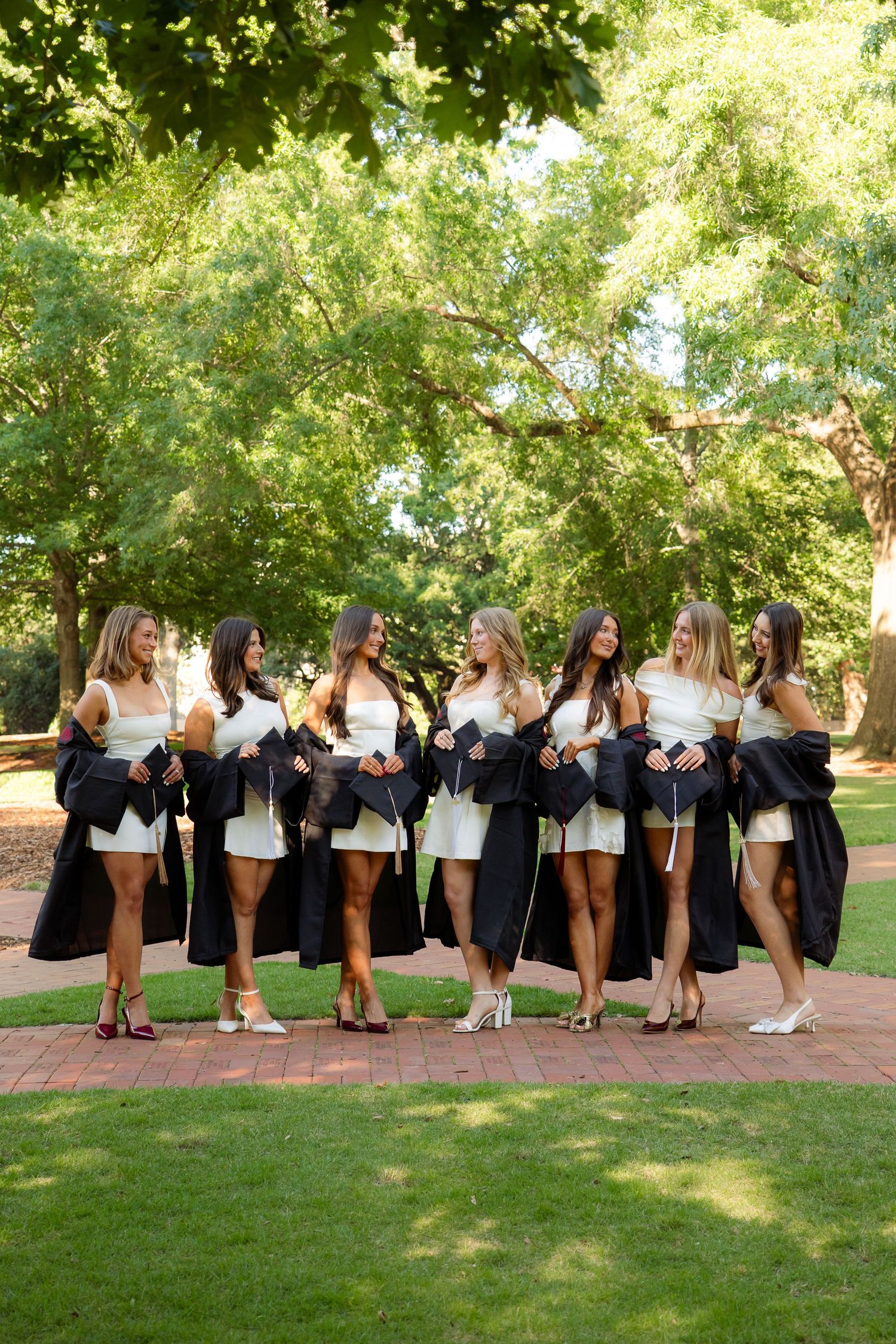 group graduation photo at the university of South Carolina