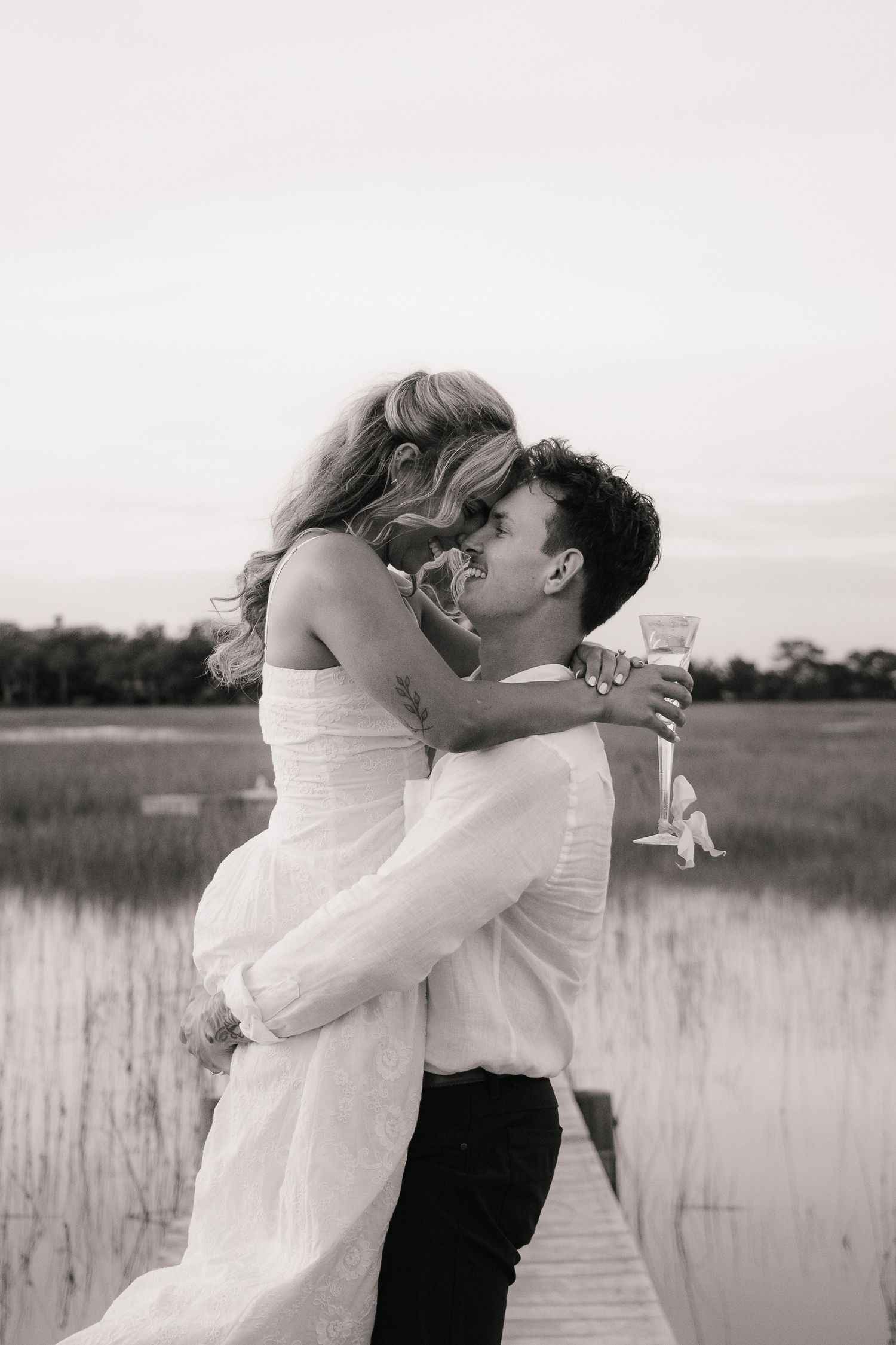 wedding portraits in Charleston, South Carolina. James Island