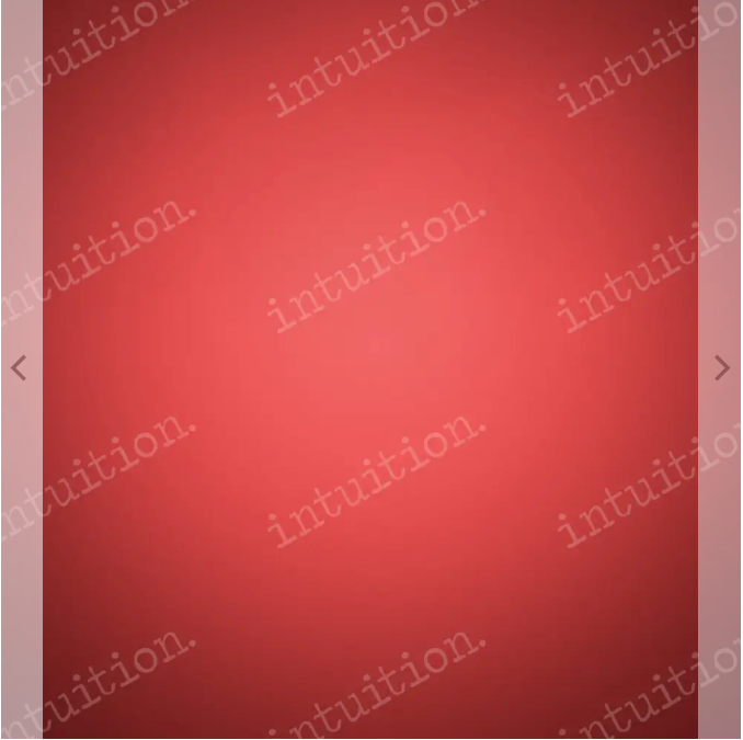 Red gradient background with diagonal pattern showing repeated text reading 'intuition' in a light watermark style.