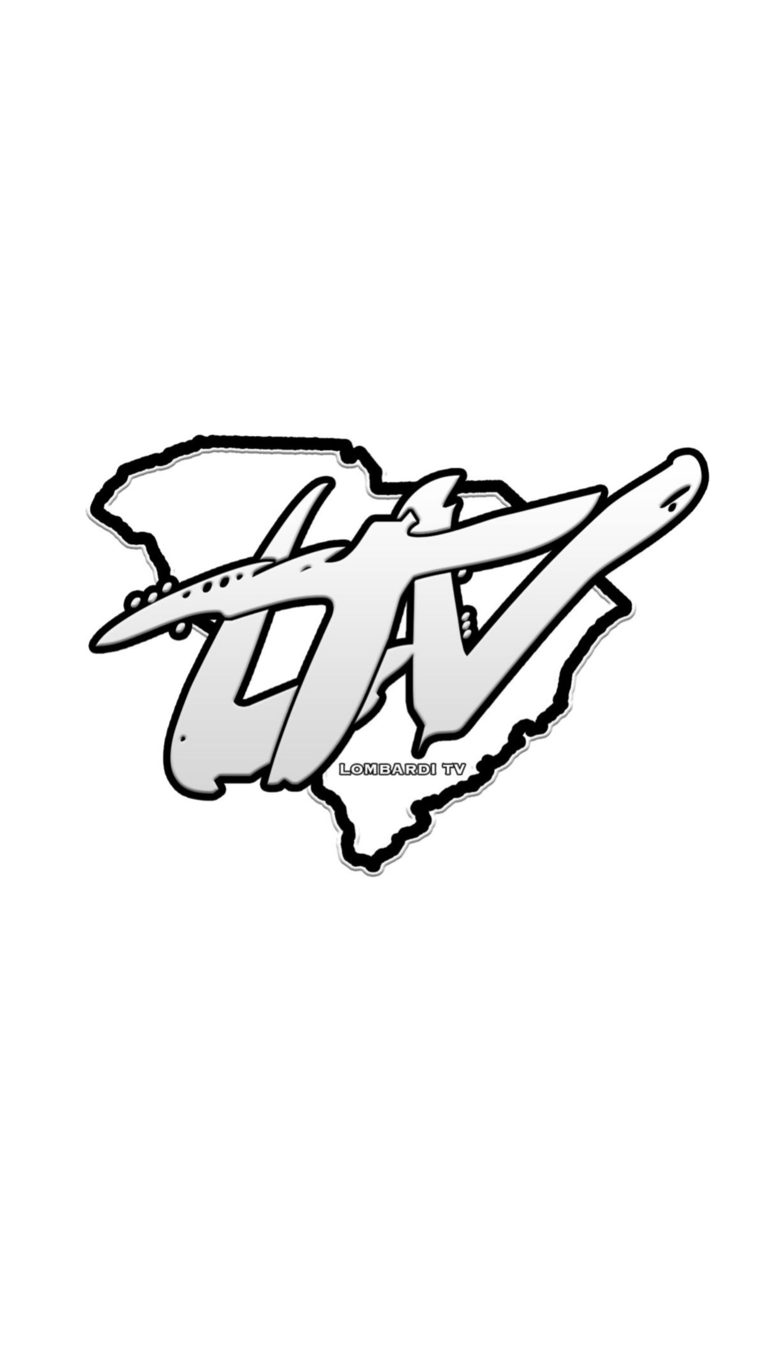 Minimalist outline logo of TJV initials inside a state border silhouette. Portrava Creative Studios