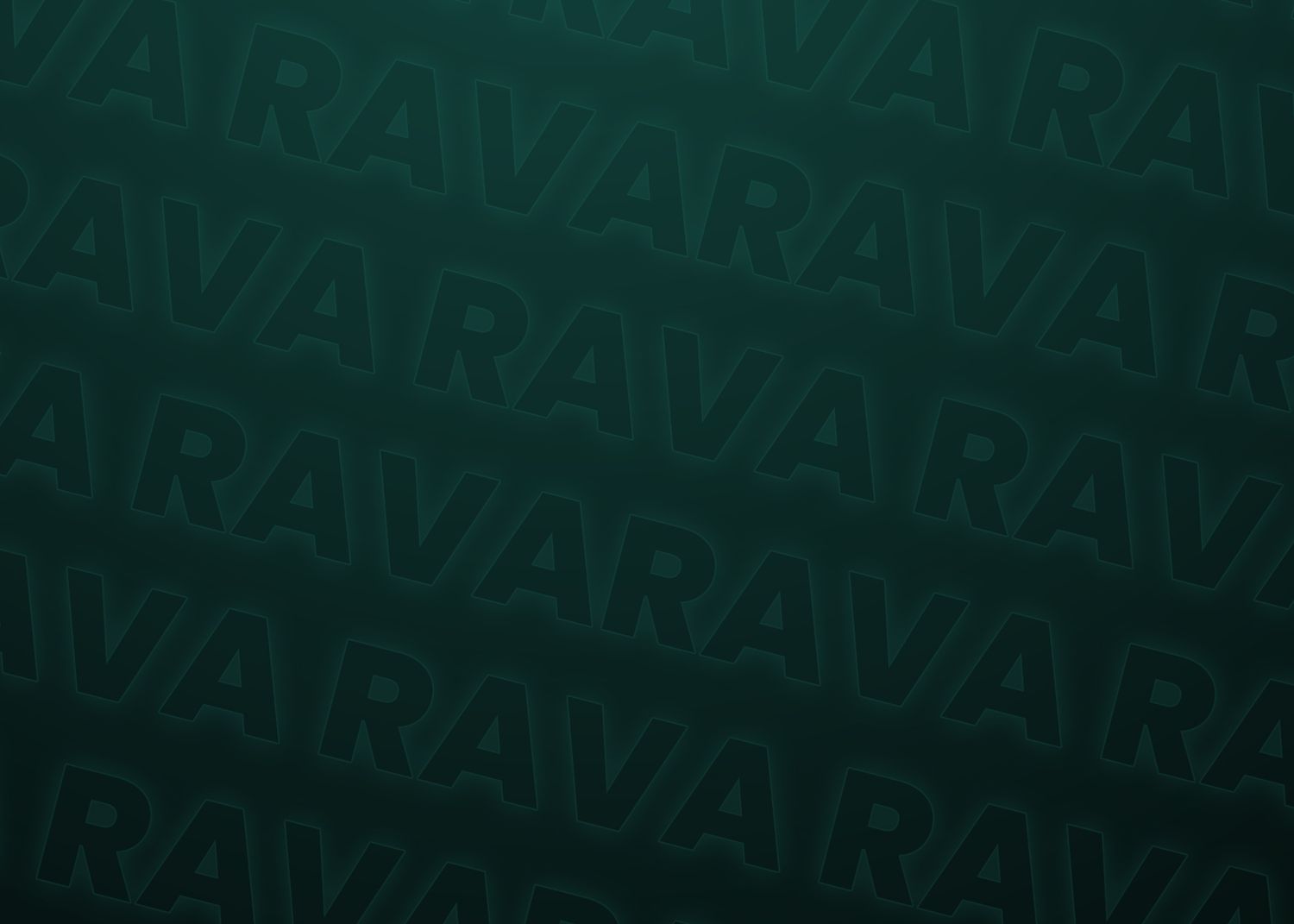 Dark green background with repeating diagonal text pattern creating an abstract geometric design.