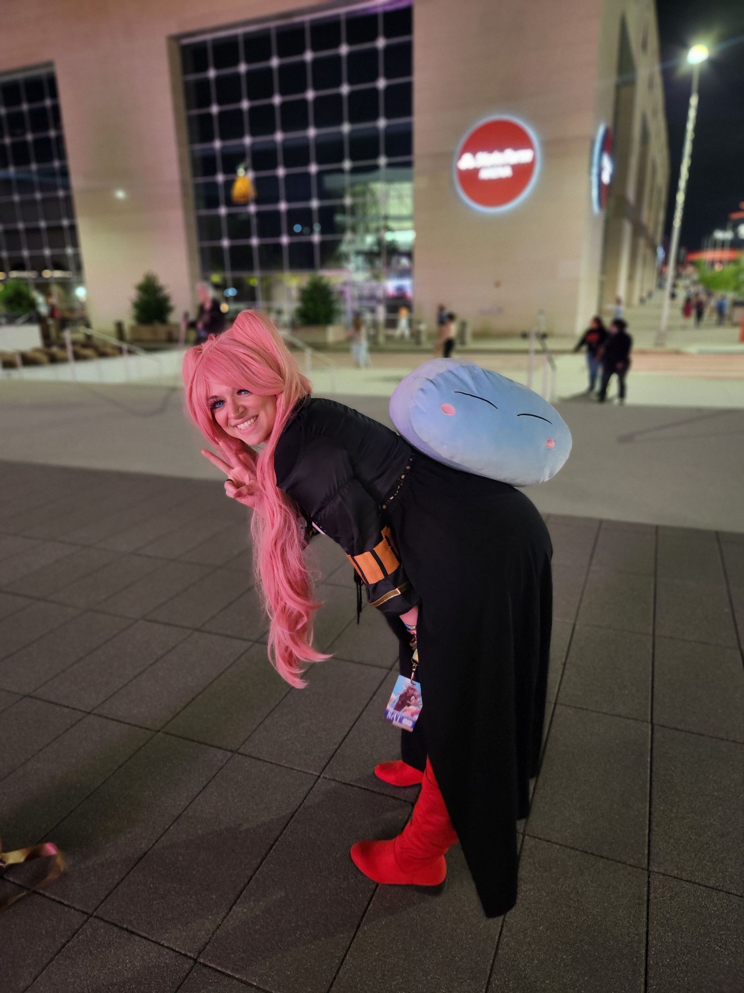 Emily Hall wearing cosplay at Momocon in Atlanta, GA