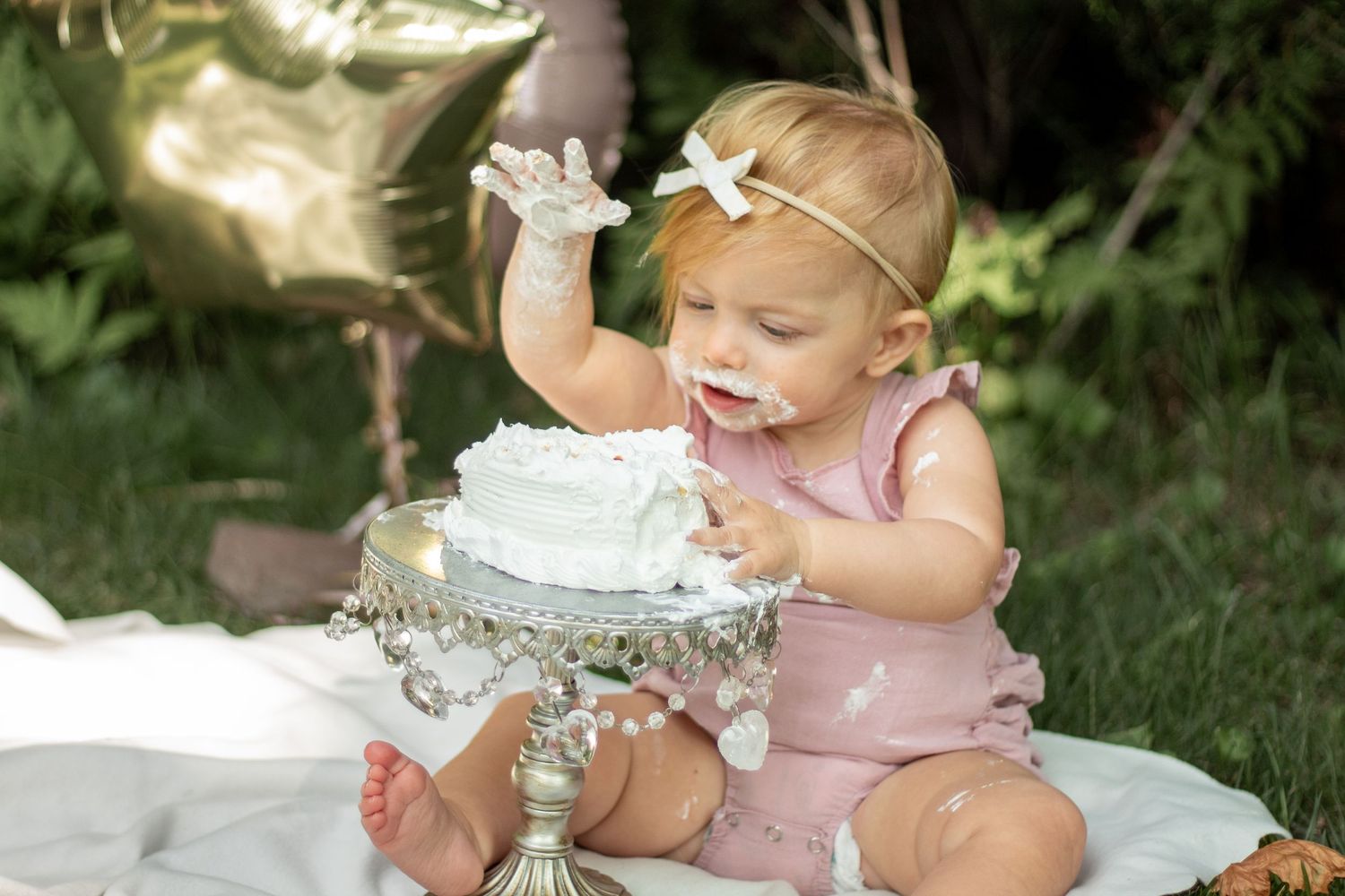 Meg Media Co. Monmouth County New Jersey cake smash photographer