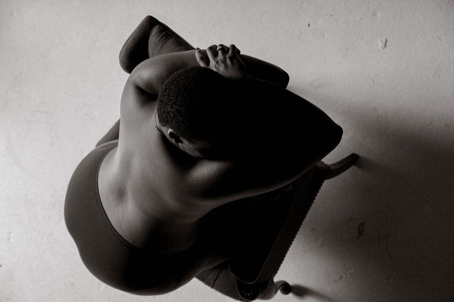 Boudoir, Charlotte Boudoir, Black Bodies, Black & white portraiture, B&W photography