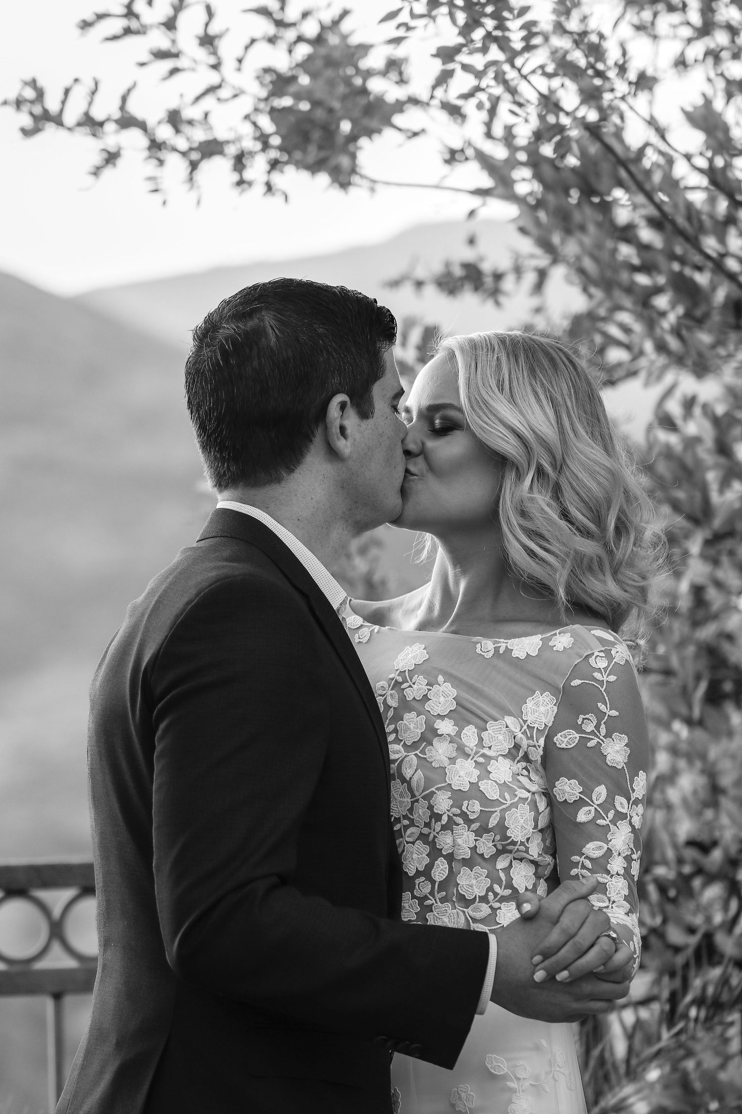 Wedding welcome dinner at the Bachelor Mansion in Agoura Hills, CA.