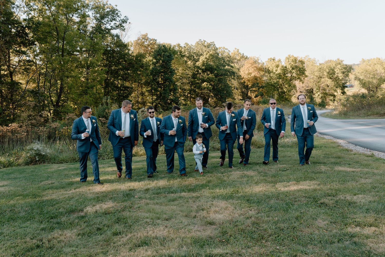 Timeless wedding photos at The Wilds wedding venue in Bloomington, Indiana.