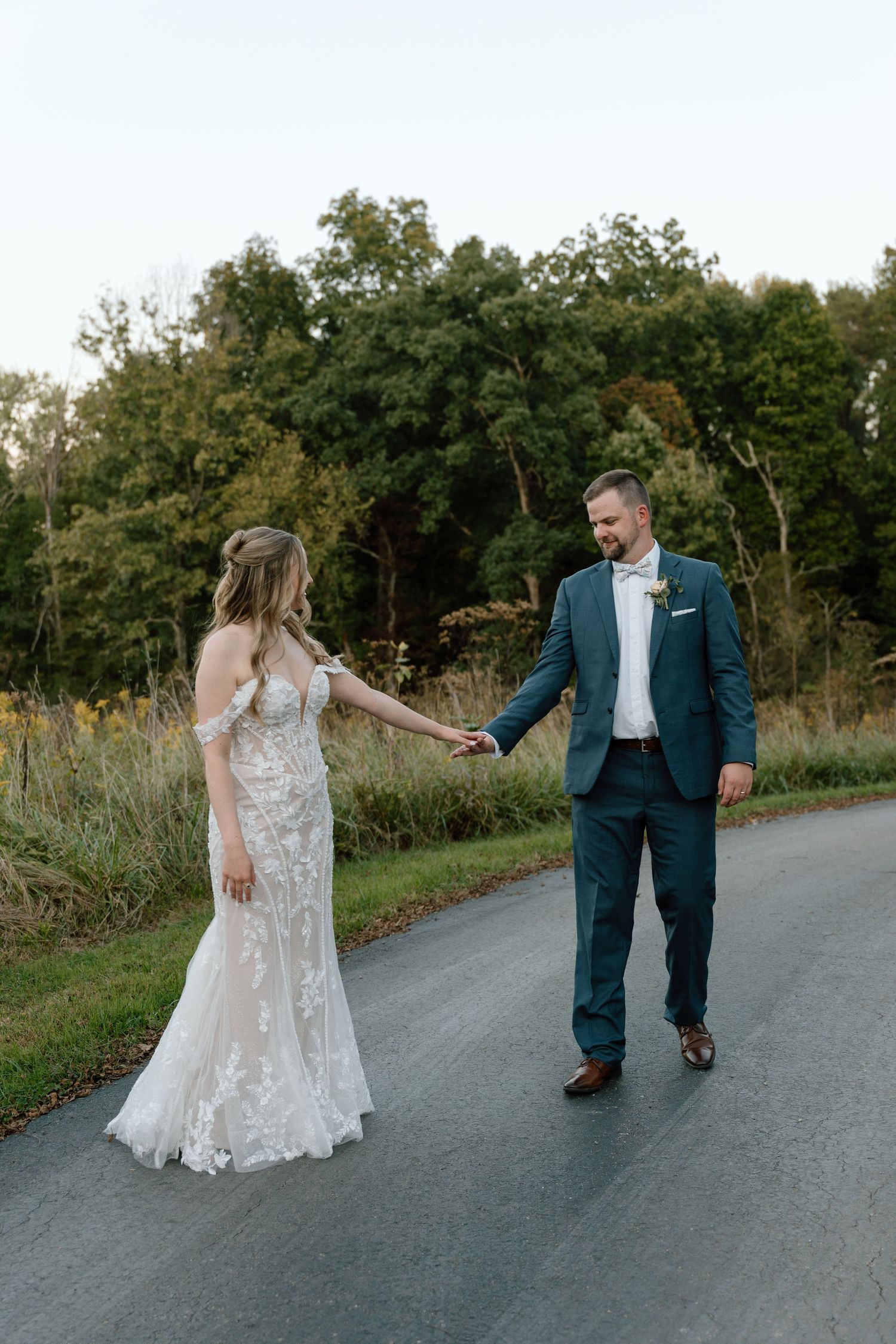 Timeless wedding photos at The Wilds wedding venue in Bloomington, Indiana.